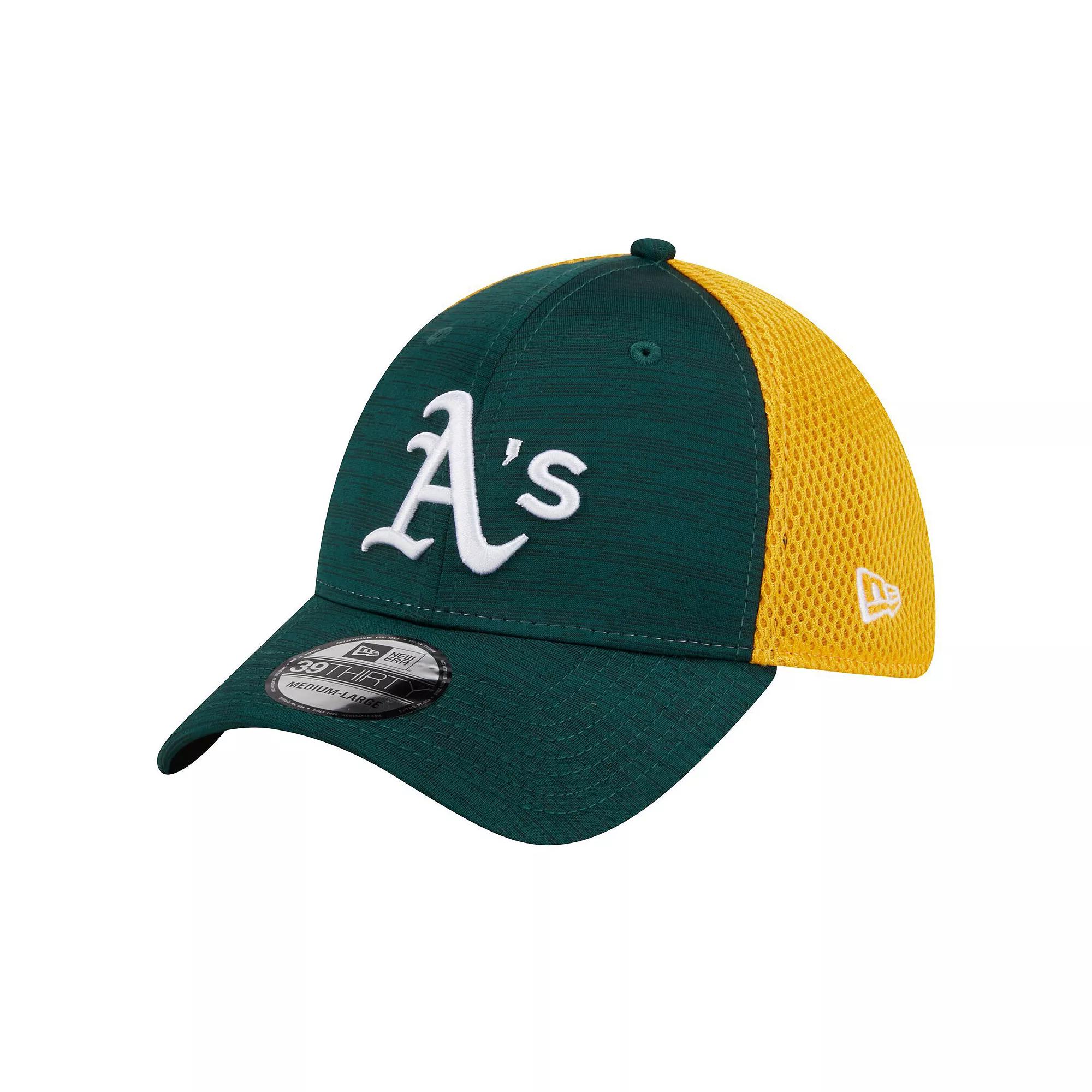 Men's New Era Green Oakland Athletics Neo 39THIRTY Flex Hat, Size: Small/Medium Product Image