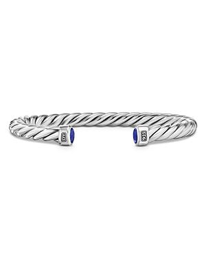 Mens Cable Cuff Bracelet in Sterling Silver Product Image