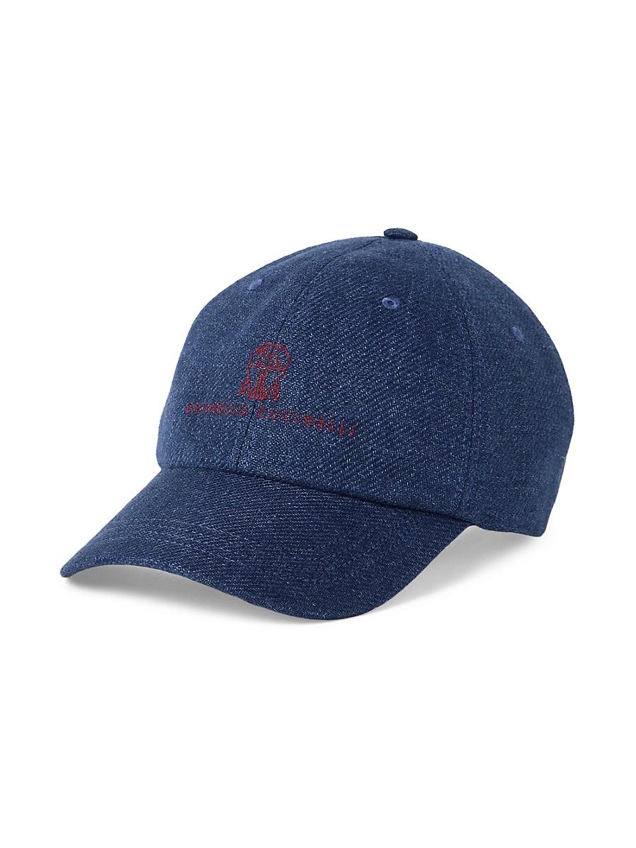 Mens Baseball Cap with Embroidered Logo Product Image