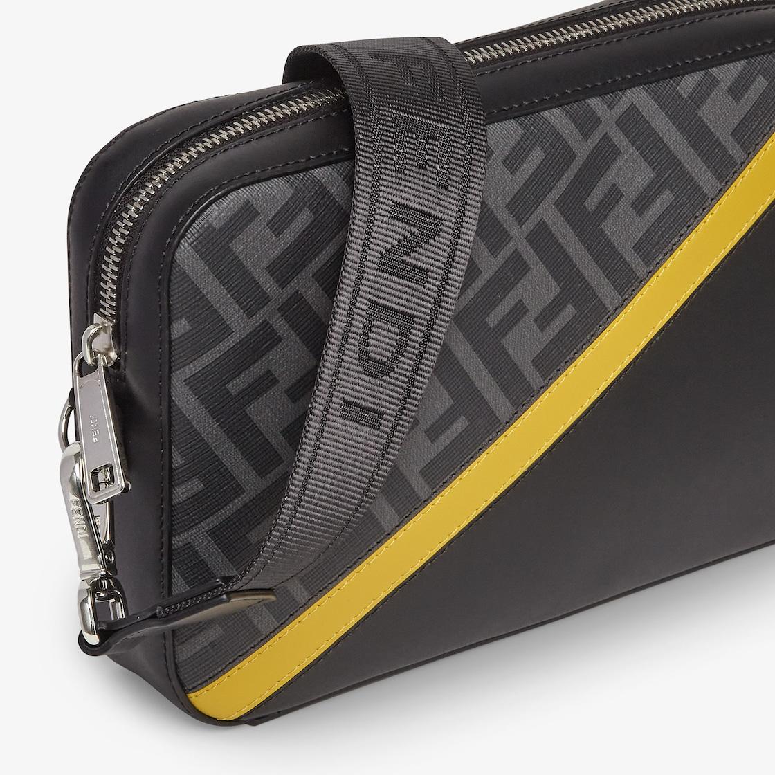 Fendi Diagonal Camera CaseGray fabric bag Product Image