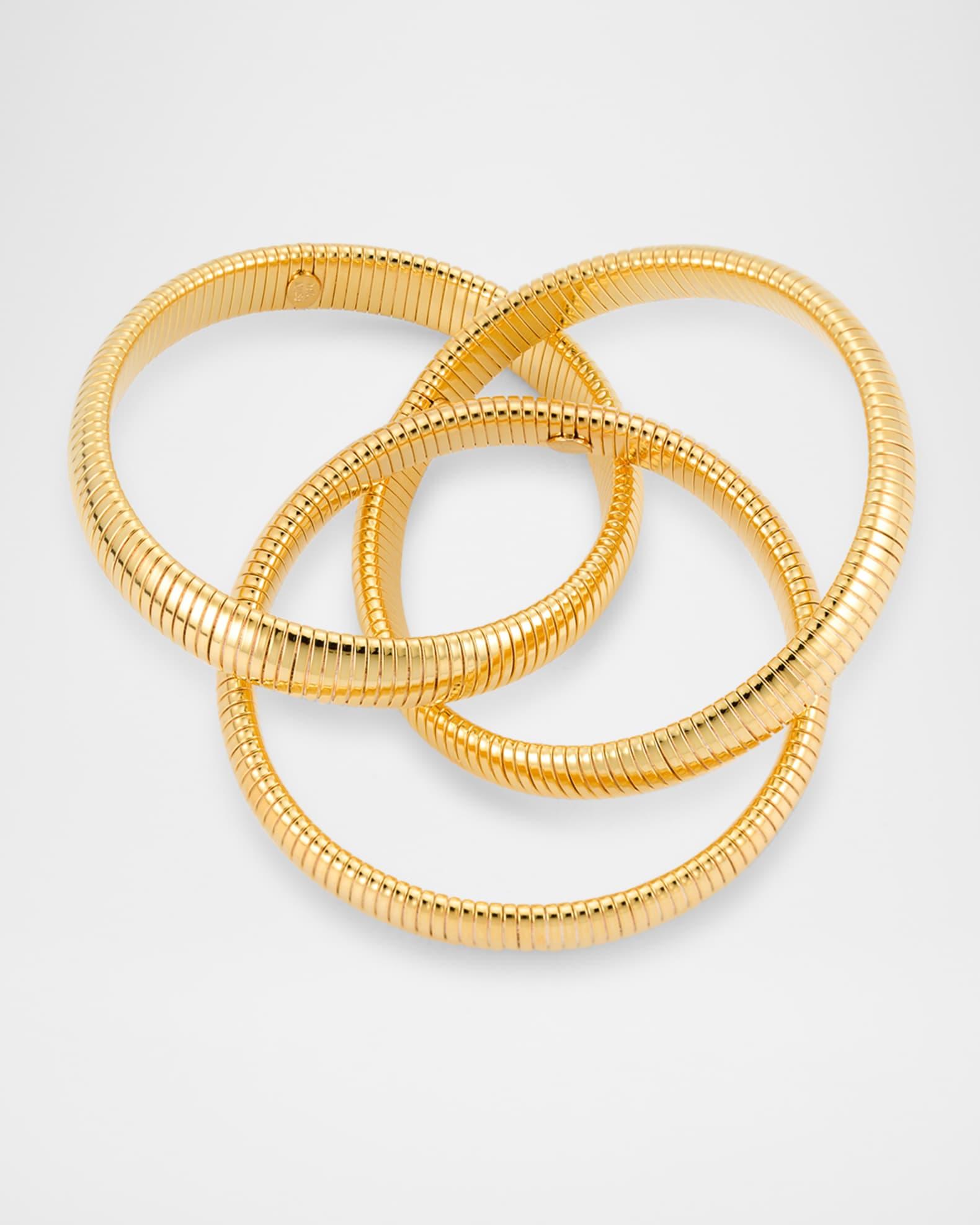 Triple Snake Chain Bracelet Set Product Image