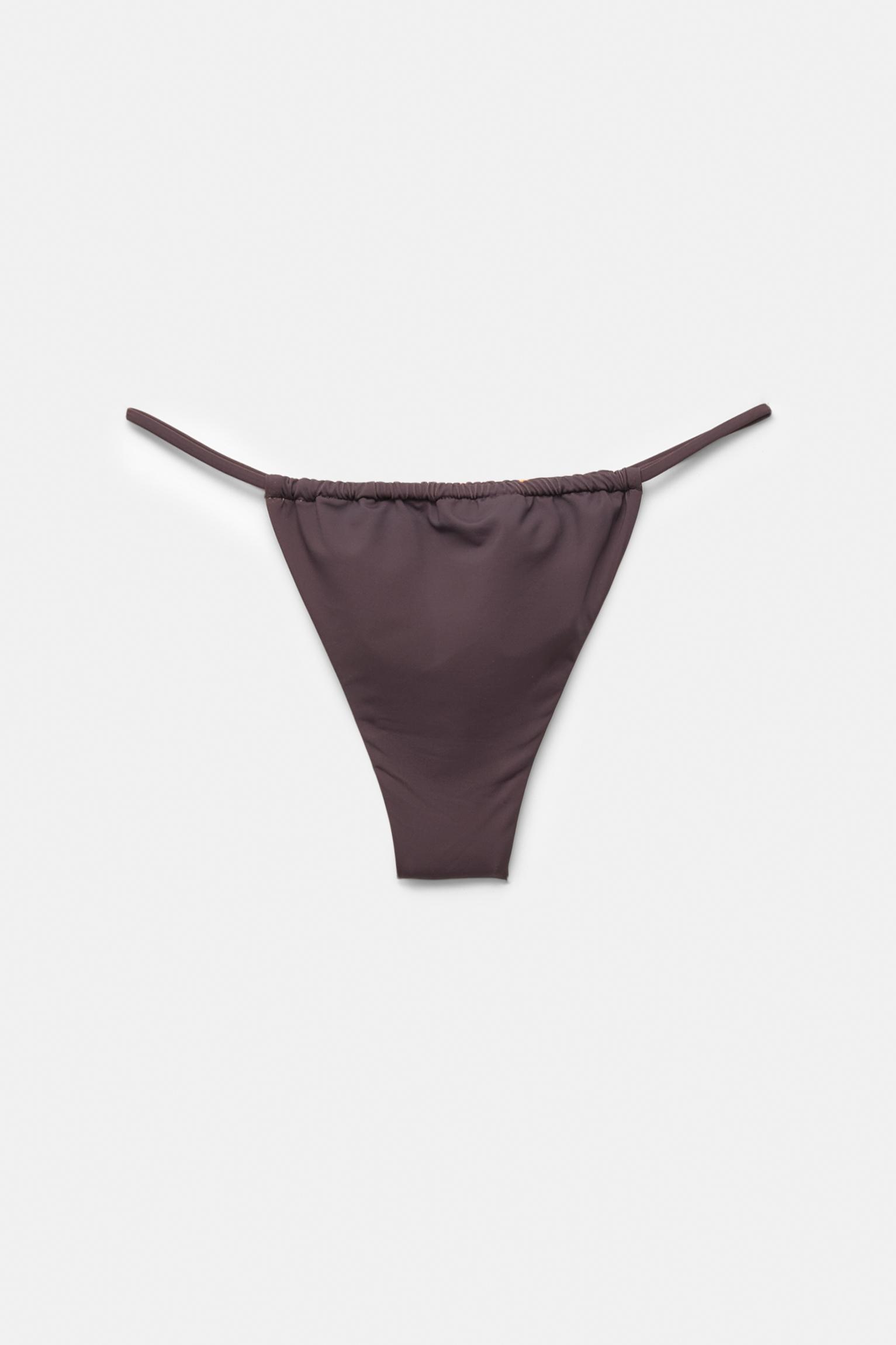 Gathered bikini bottoms with sun Product Image