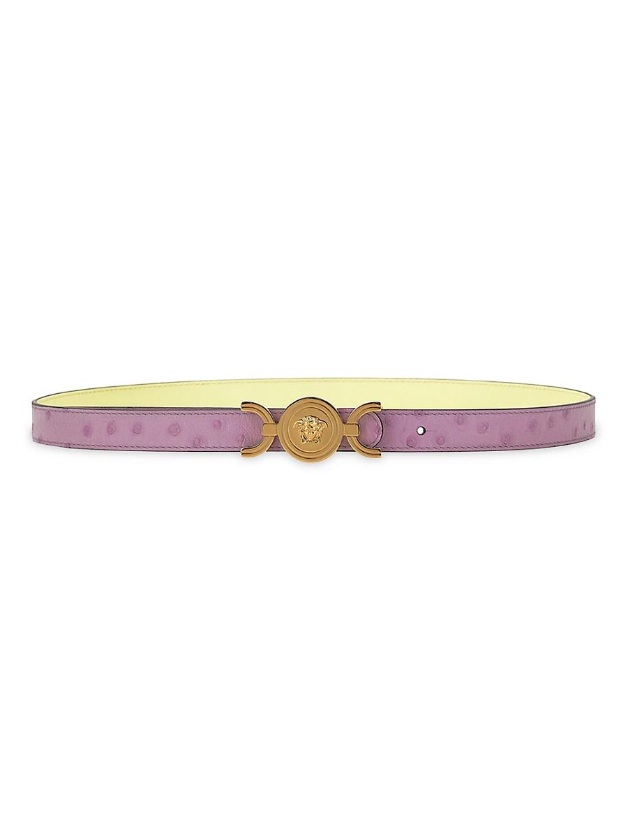 Womens Medusa Reversible Leather Belt Product Image