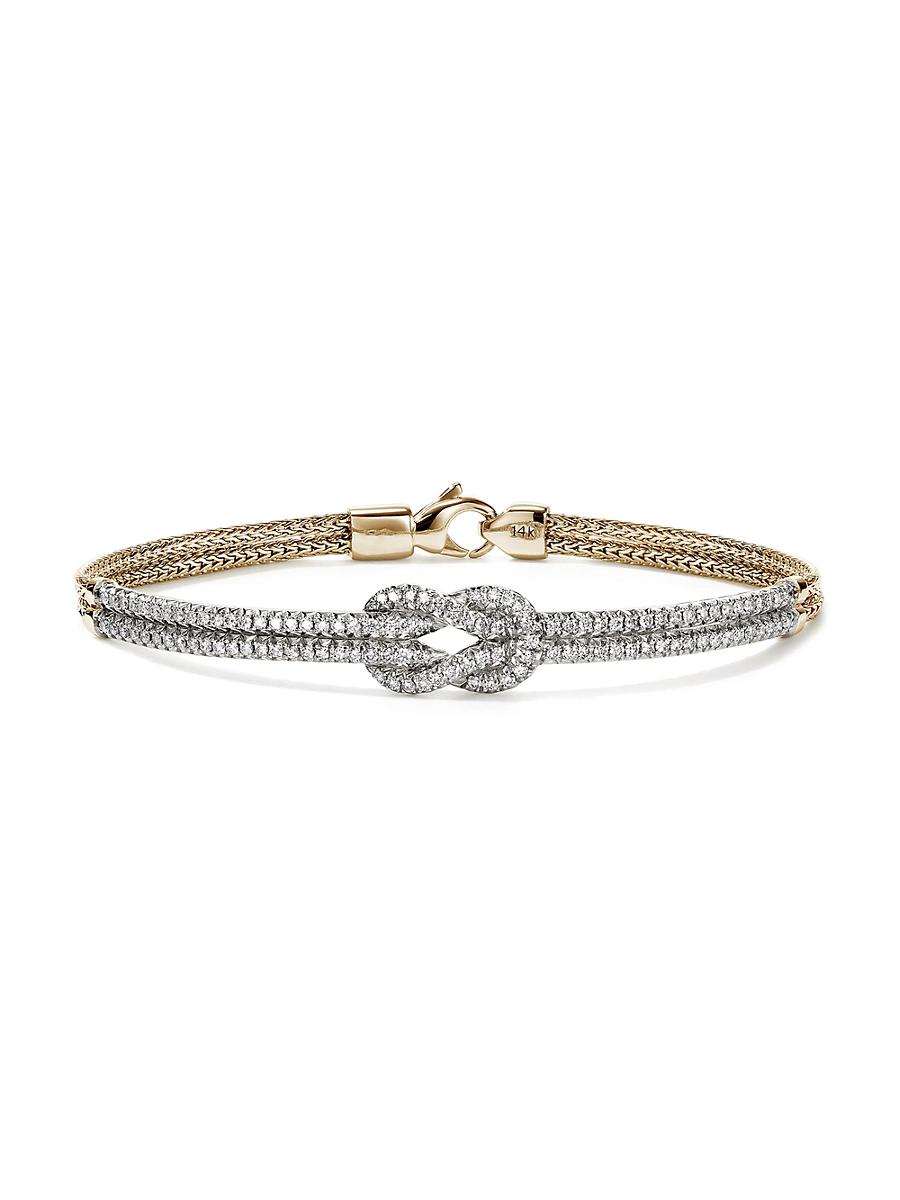 Womens Ethereal 14K & 2 TCW Lab-Grown Diamond Bangle Product Image