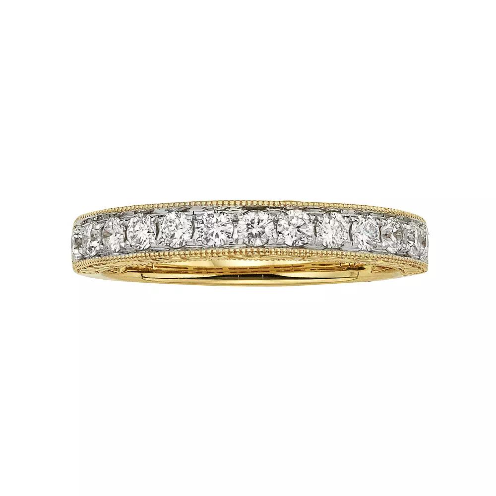 The Regal Collection 14k Gold 1/2-ct. T.W. IGL Certified Diamond Wedding Ring, Women's,  Product Image