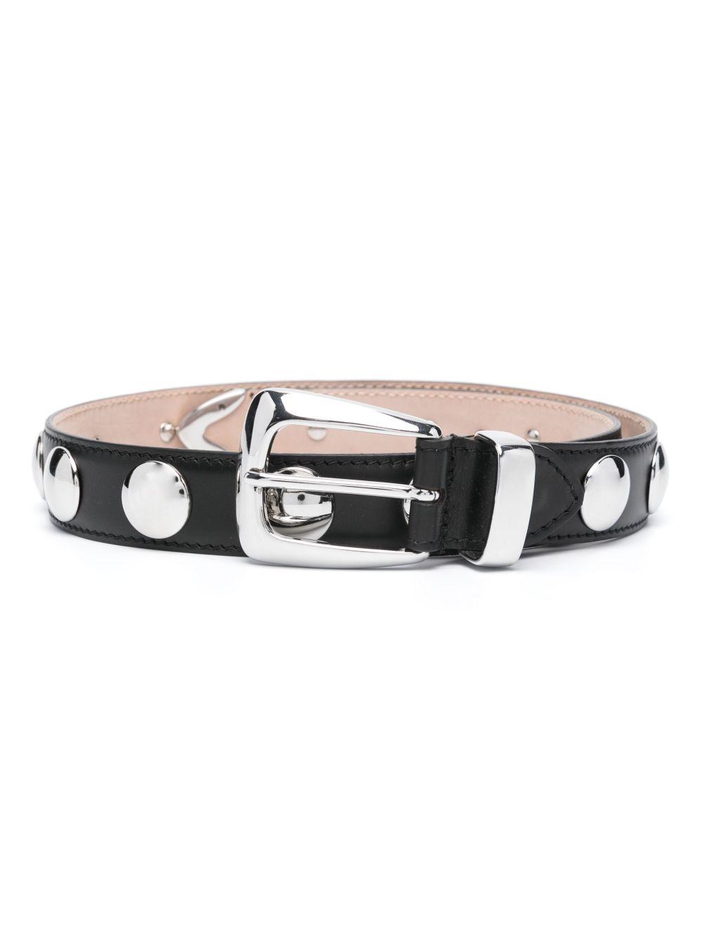 studded leather belt Product Image