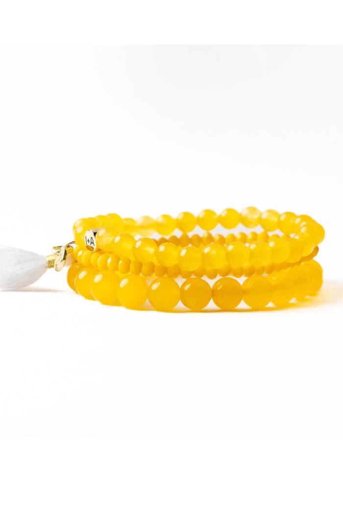 Addison Set Of 3 Stretch Bracelets Glass And Crystal With Bag Product Image