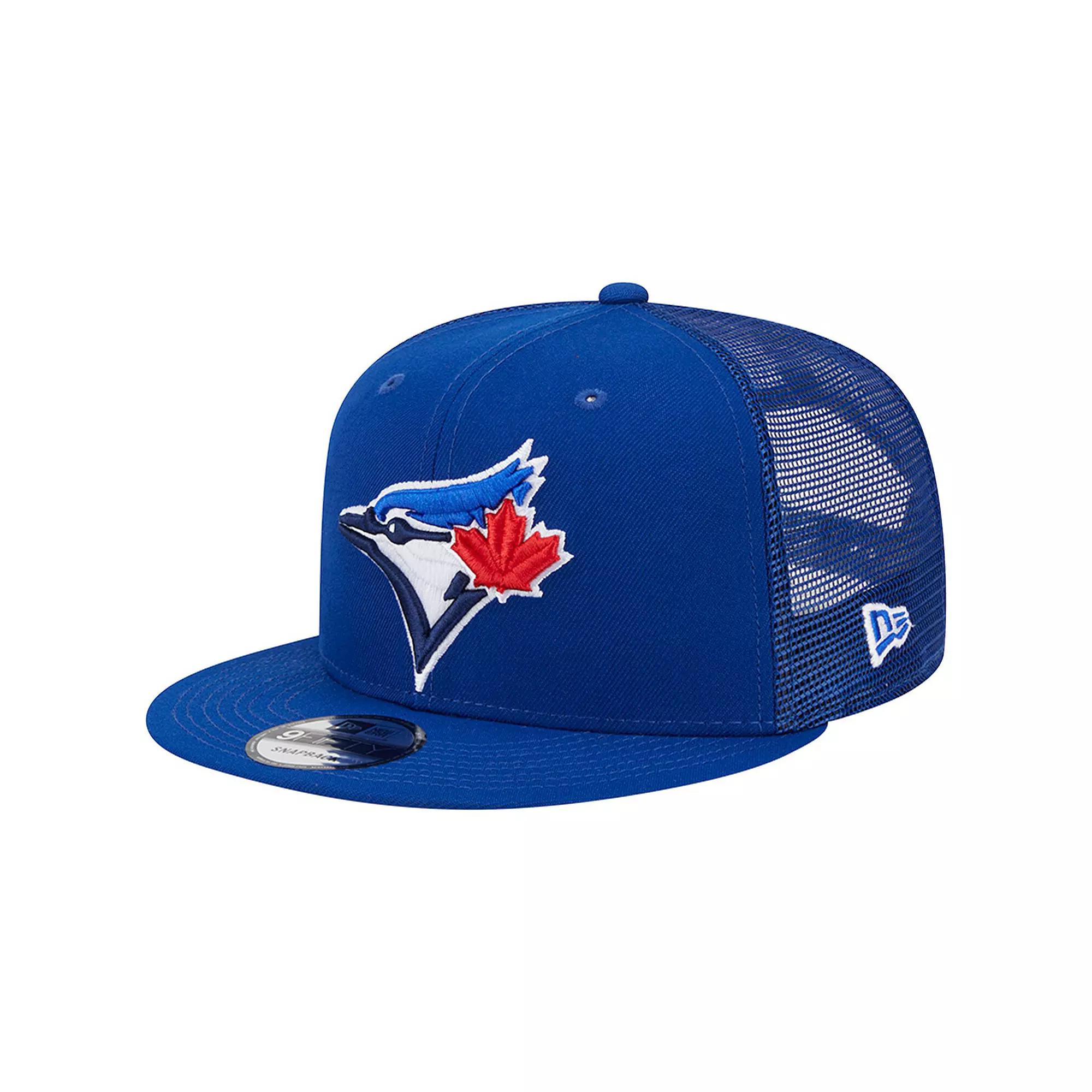 Men's New Era Royal Toronto Blue Jays Team Color Trucker 9FIFTY Snapback Hat, Jay Blue Product Image