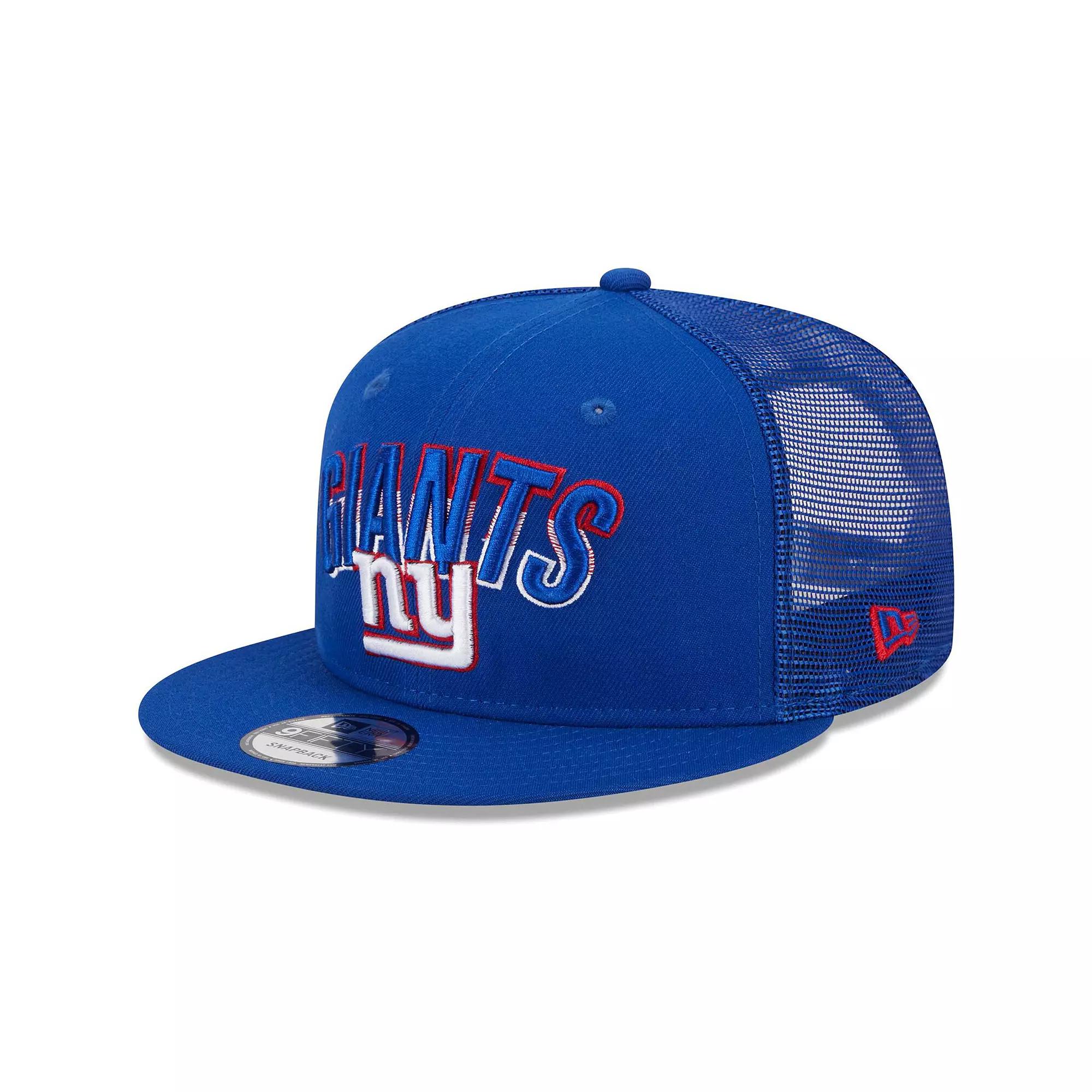 Men's New Era Royal New York Giants Grade Trucker 9FIFTY Snapback Hat, Blue Product Image