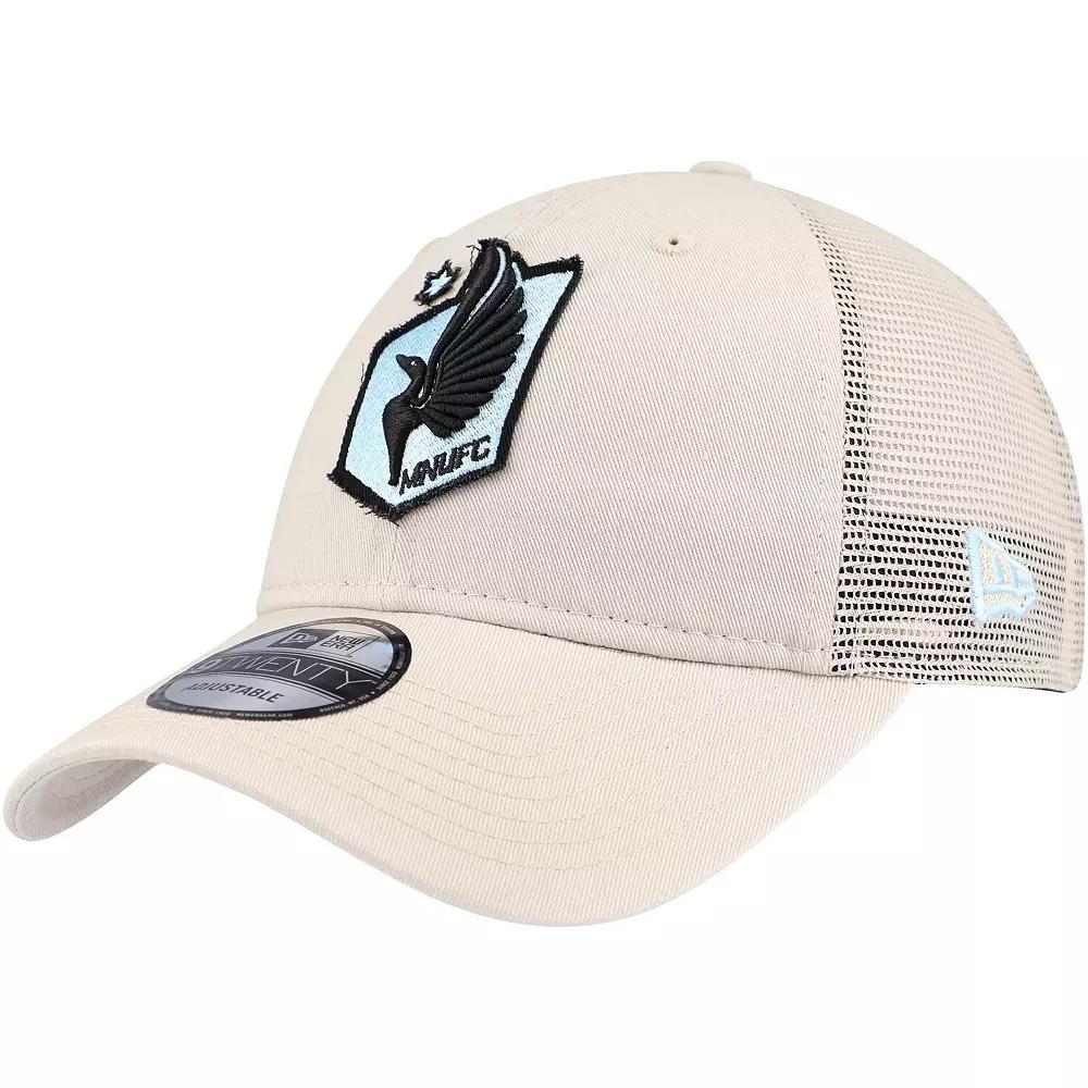 Men's New Era Tan Minnesota United FC Game Day 9TWENTY Adjustable Trucker Hat, Mfc Team Product Image