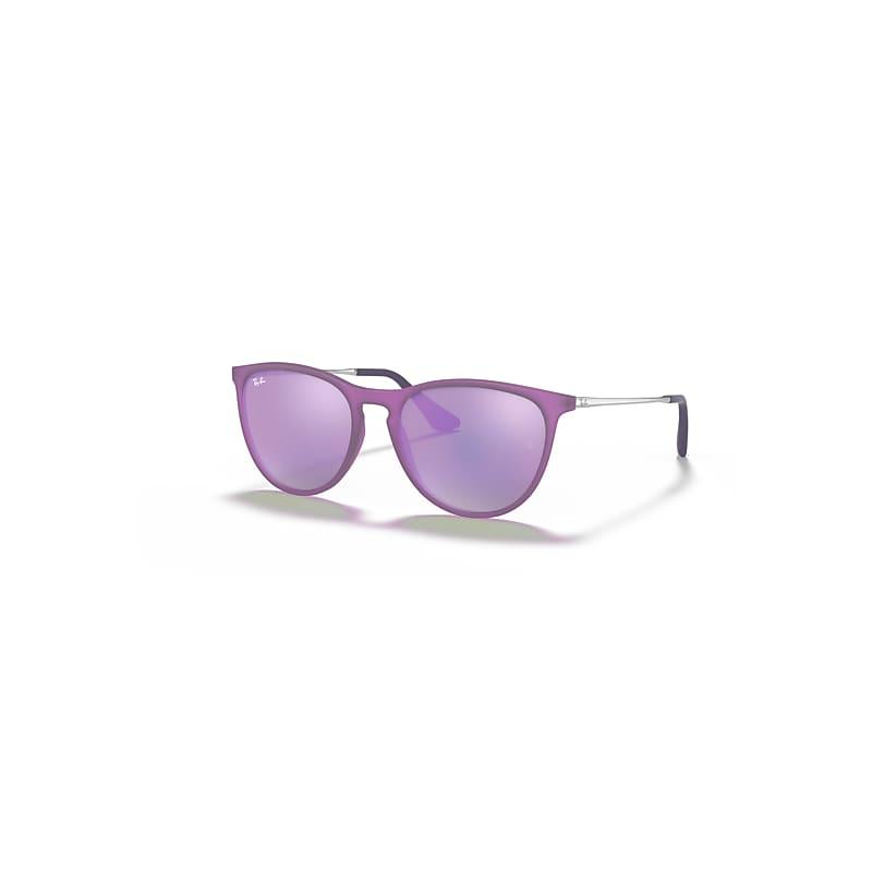 Ray-Ban Aviator Kids Sunglasses Frame Violet Lenses Product Image