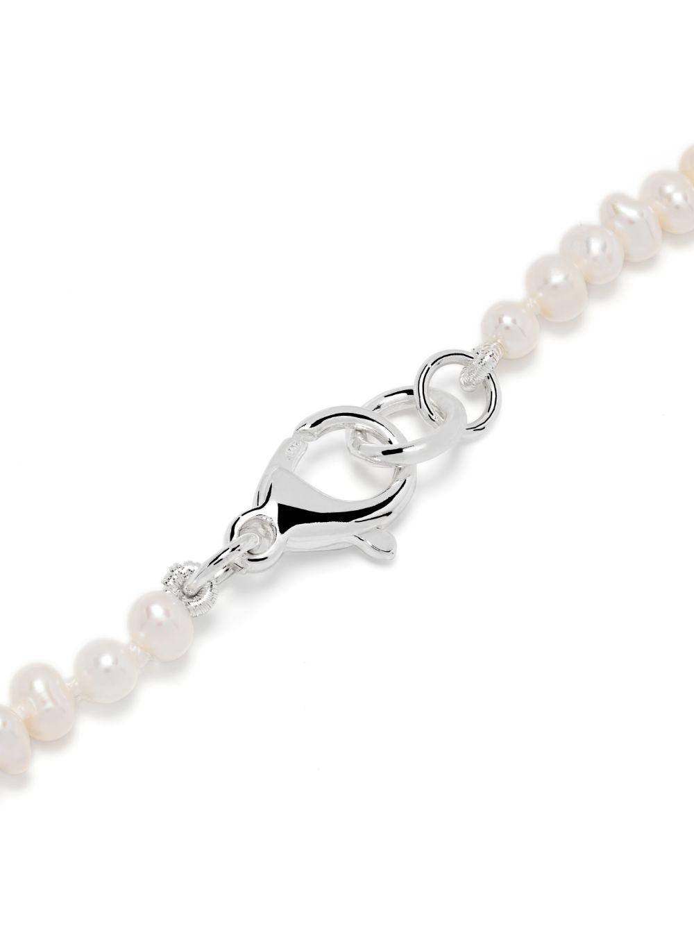 mini pearl-chain necklace Product Image