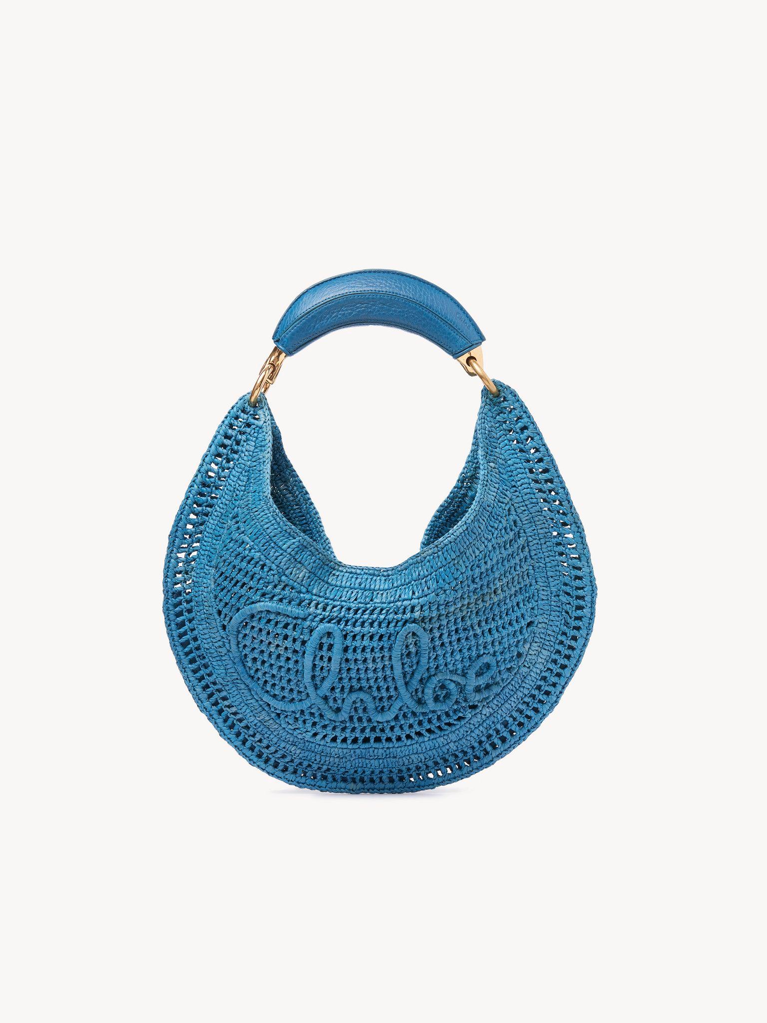 Summer Banana hobo bag in raffia Product Image