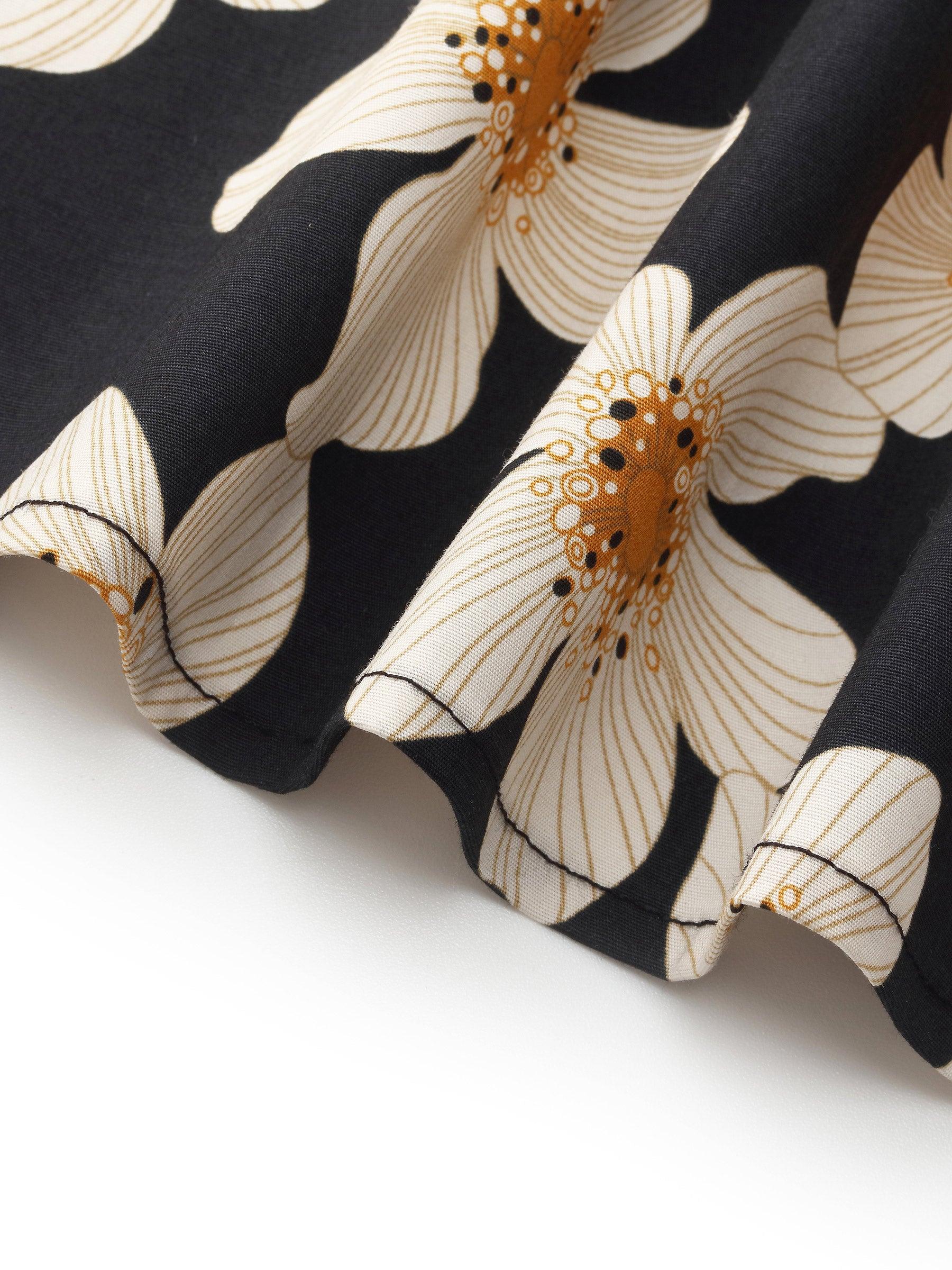 Cotton Stretch Floral Print Women Skirt Product Image