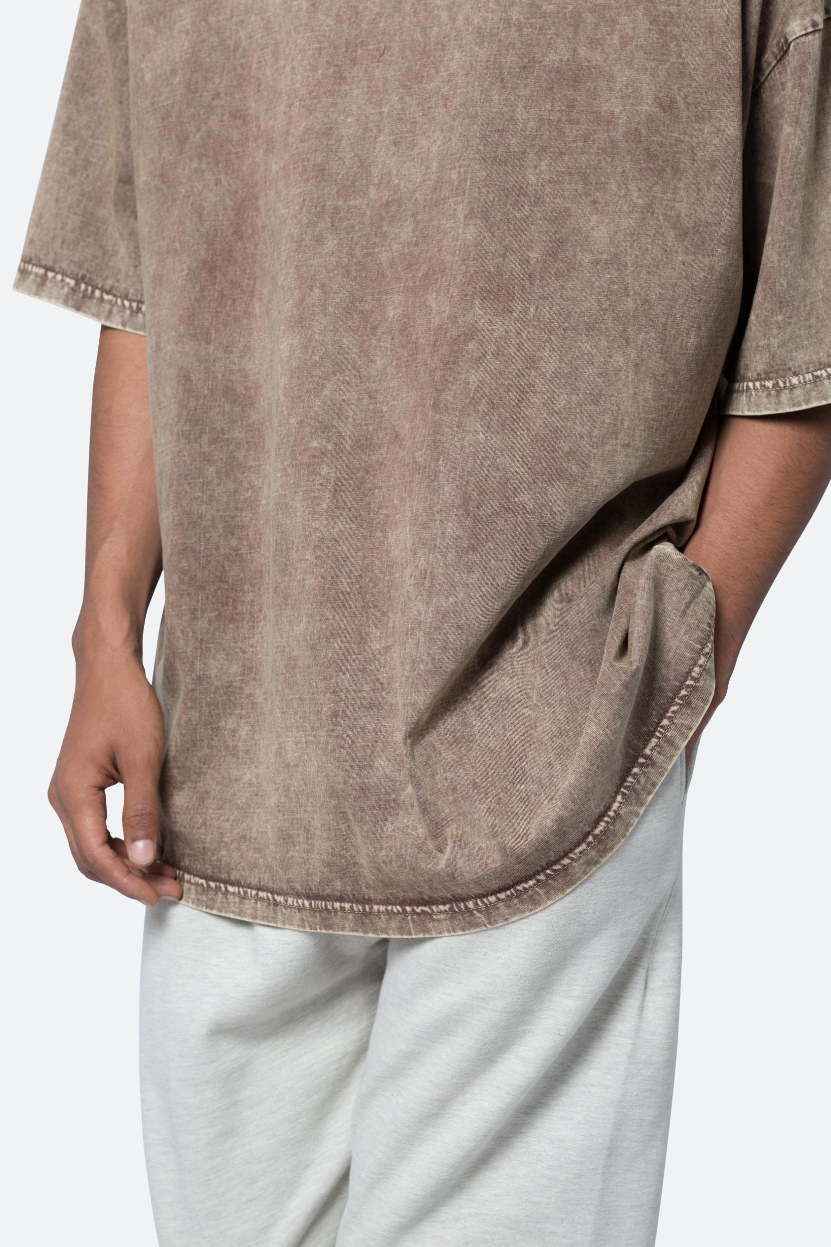 Oversized Acid Tee - Brown Product Image