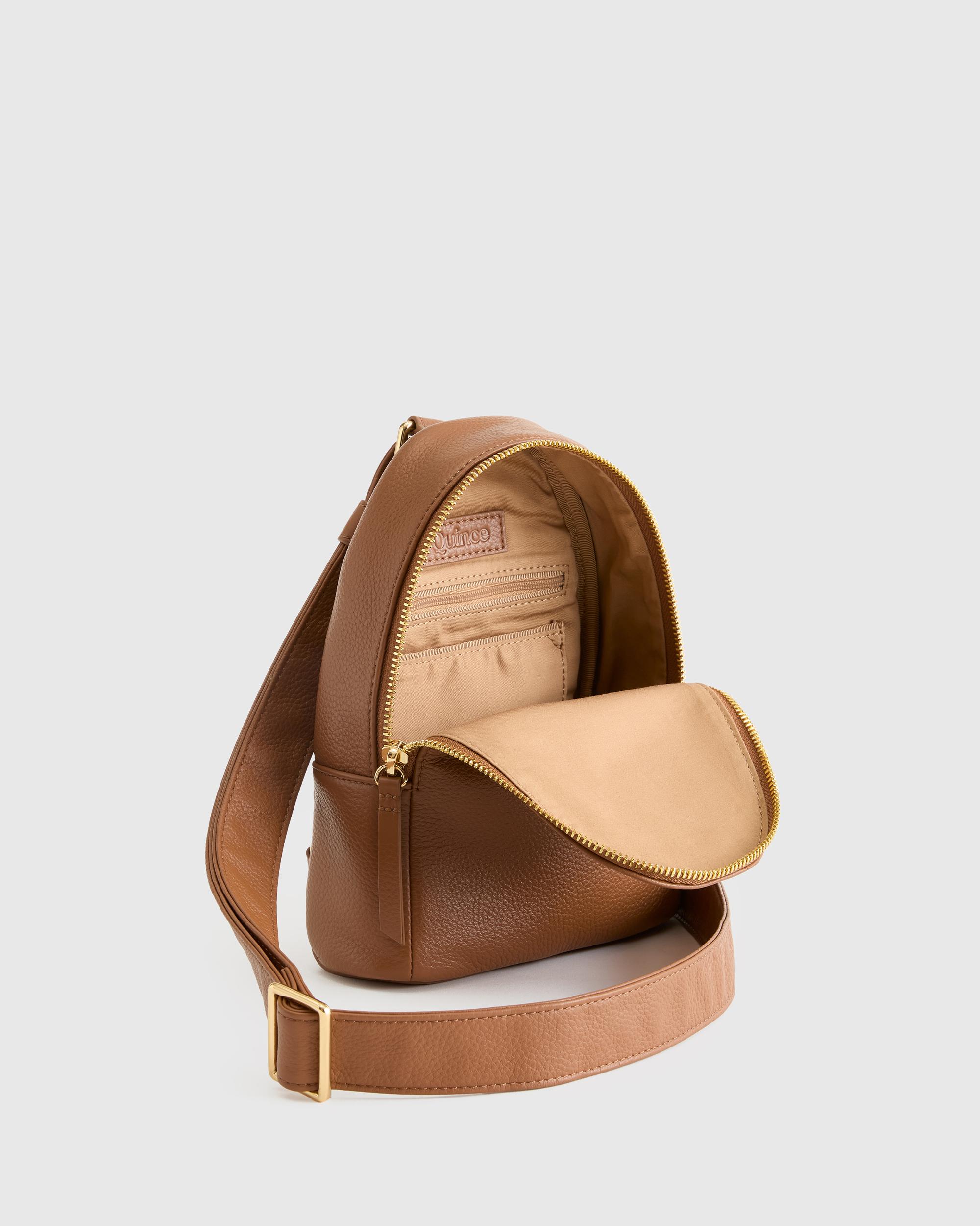 Quince | Women's Italian Leather Sling Pack Product Image