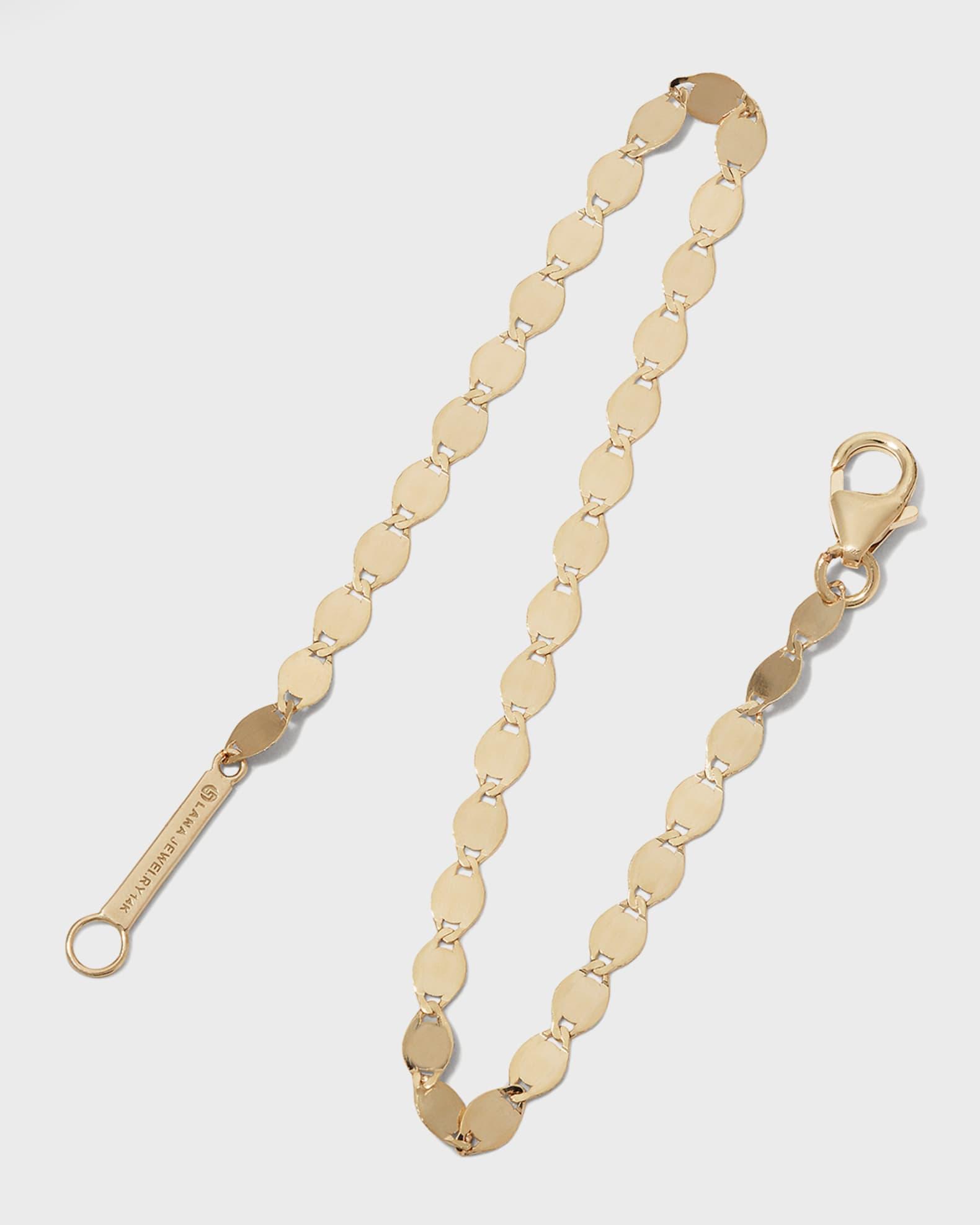 Womens 14K Yellow Gold Nude Chain Bracelet Product Image