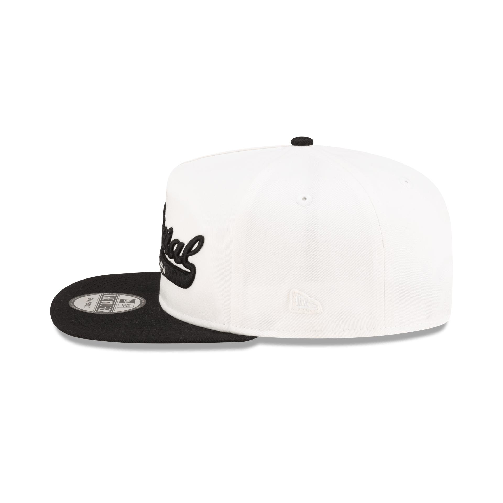 Official College White Golfer Snapback Hat Male Product Image