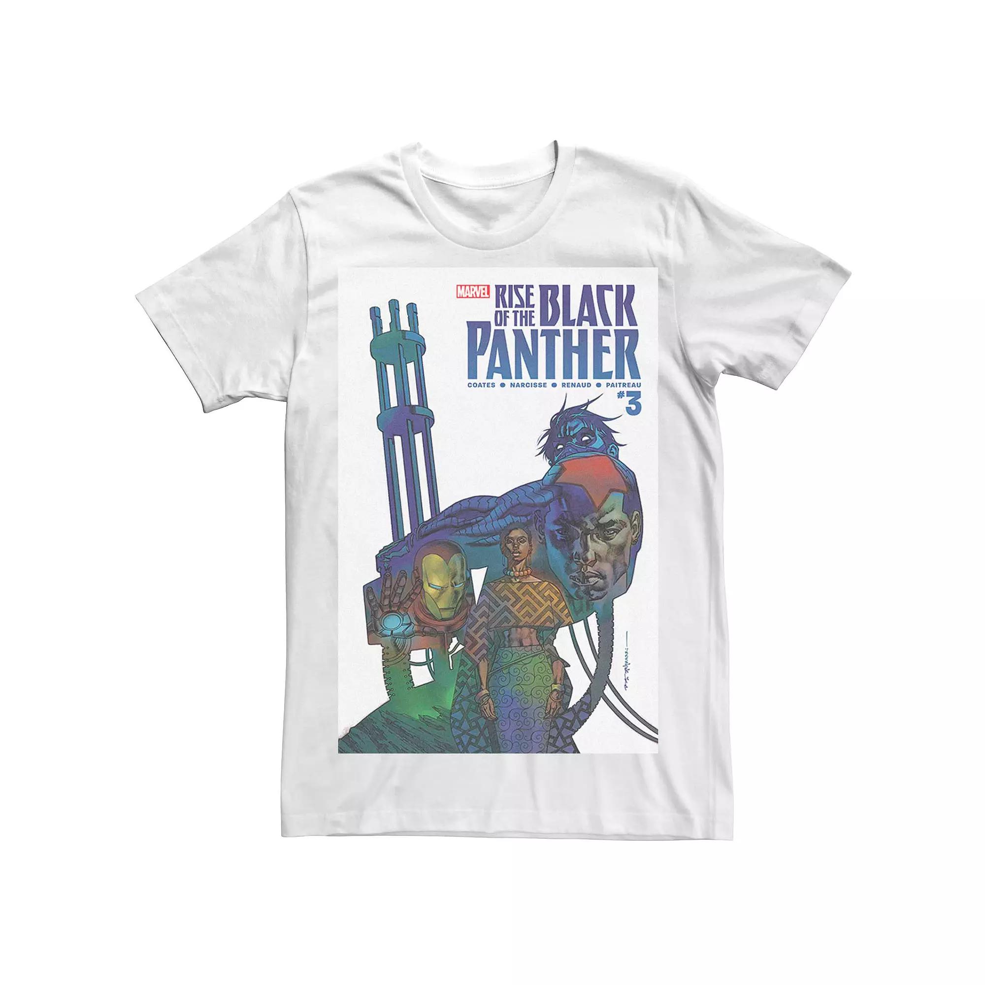 Men's Marvel's Rise of The Black Panther #3 Comic Cover Tee,  Product Image