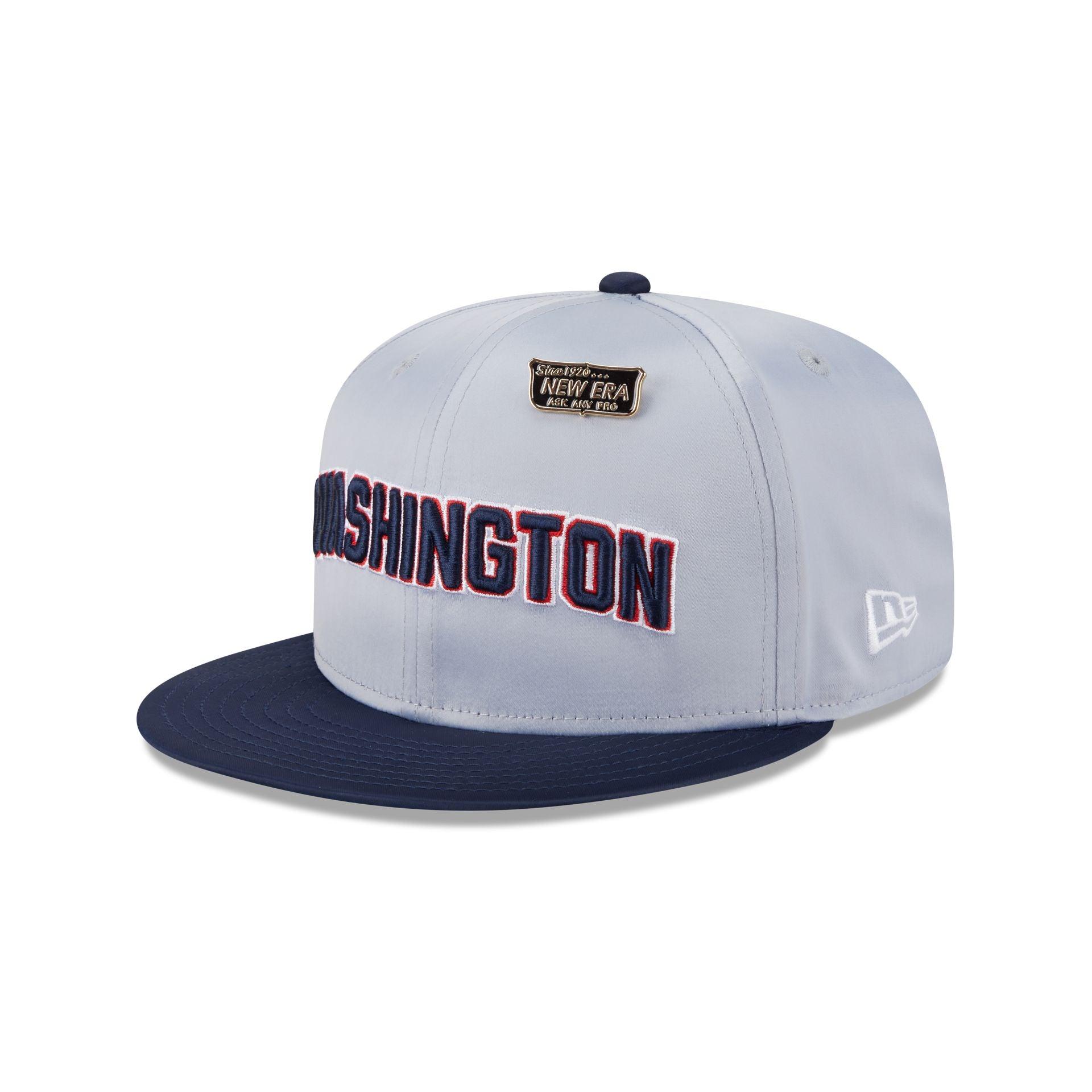 Washington Nationals Satin Pin 9FIFTY Snapback Hat Male Product Image