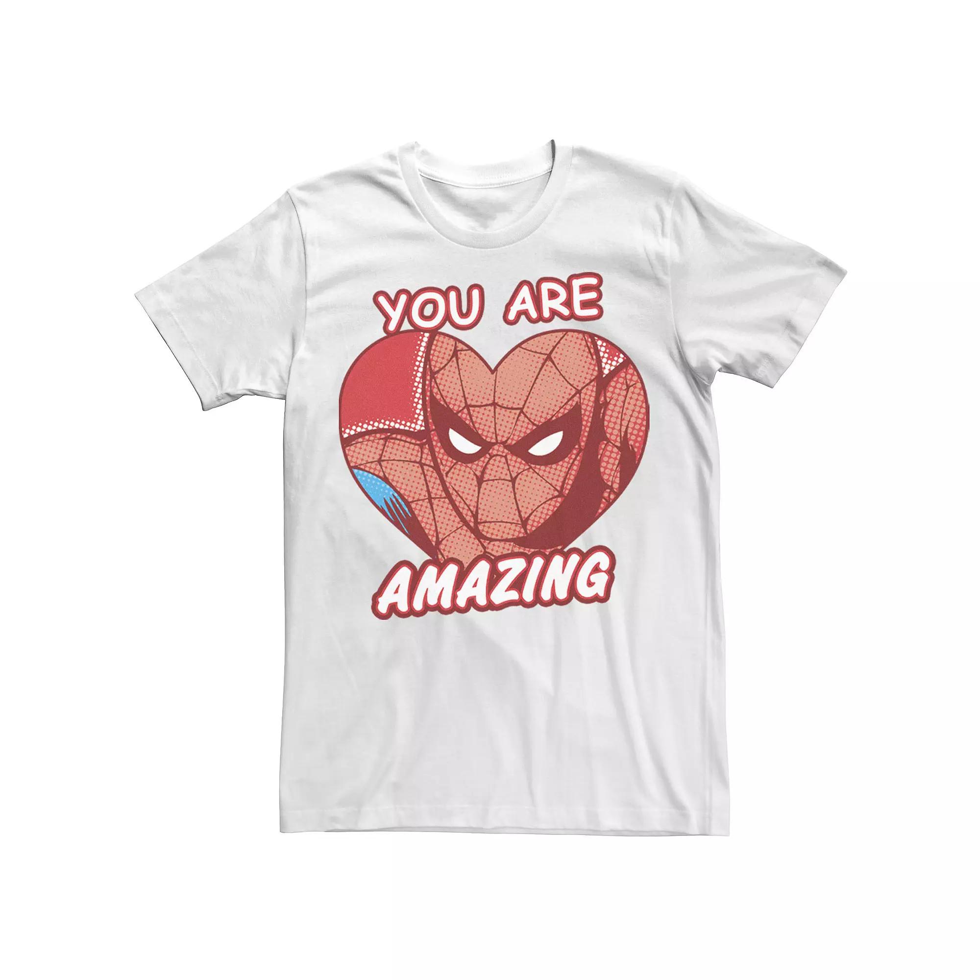 Men's Marvel Amazing Heart Comic Tee,  Product Image