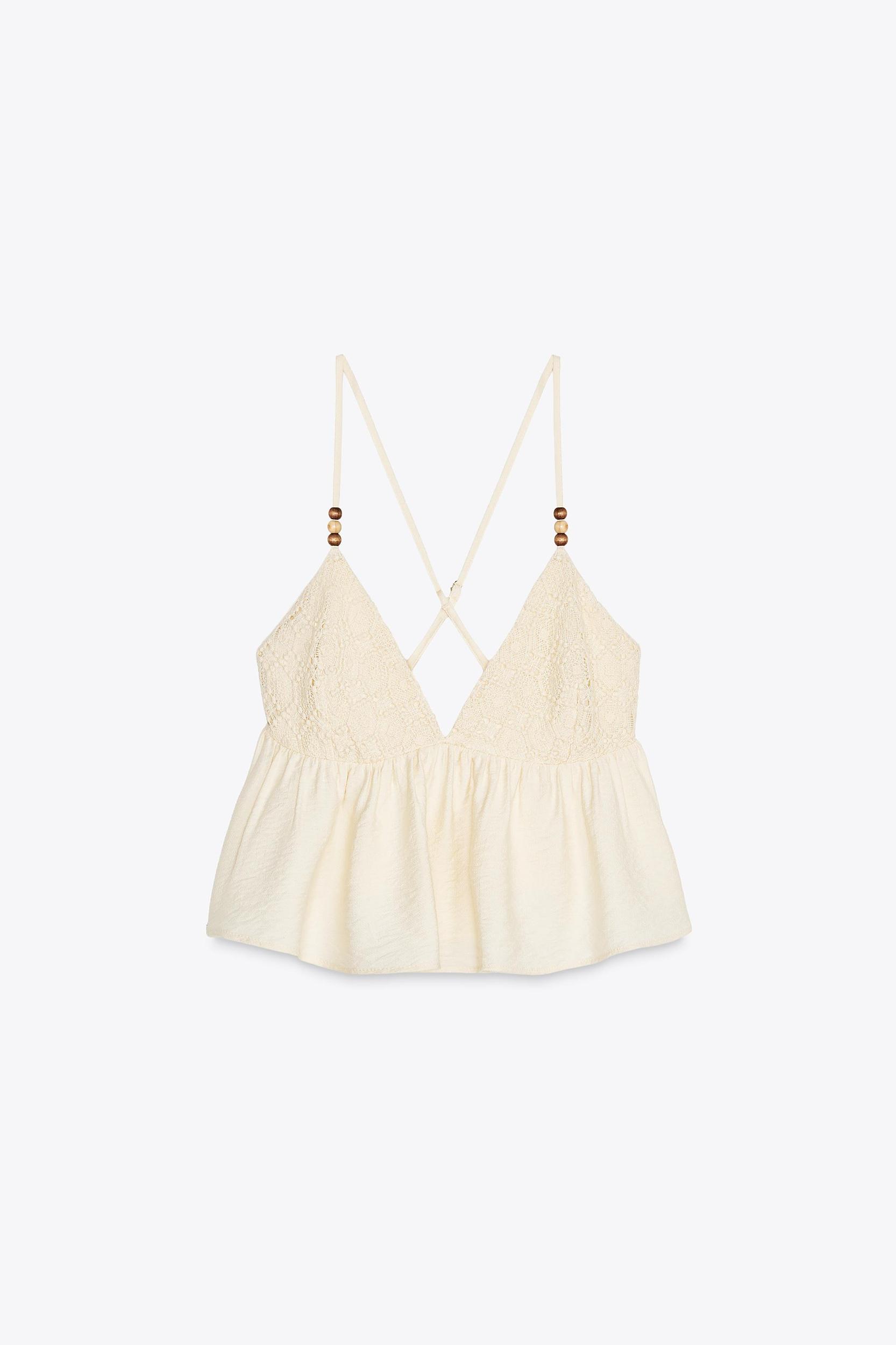 BEADED STRAP TOP Product Image