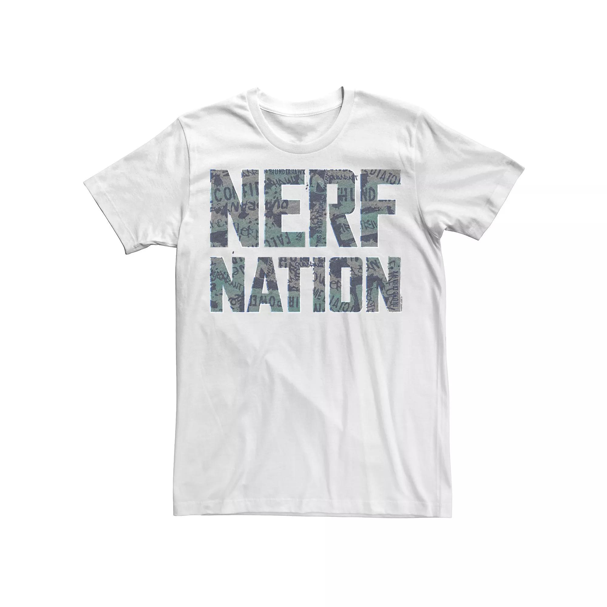 Men's Nerf Nation Text Fill Tee,  Product Image