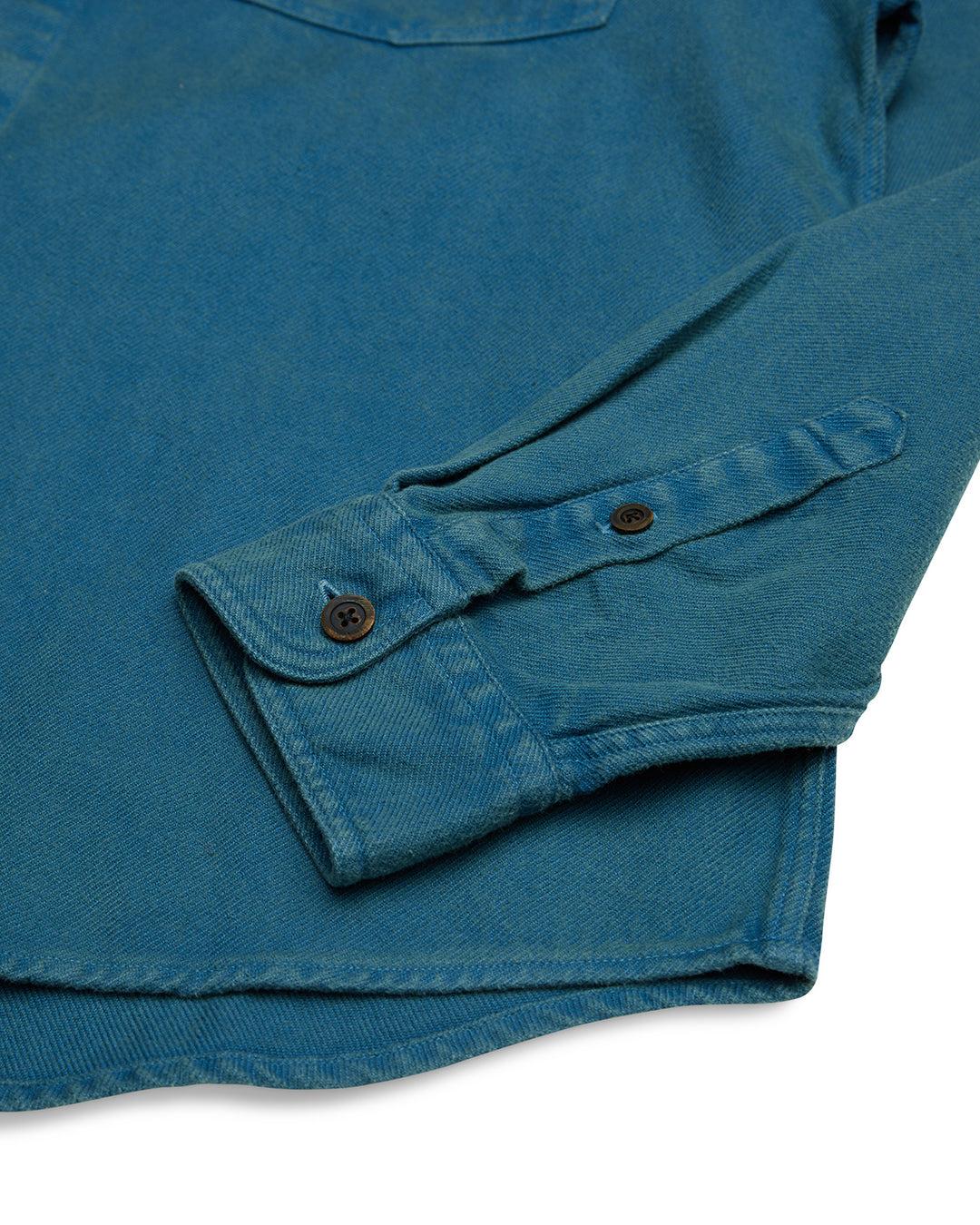 Keon Flannel Shirt - Moroccan Blue Product Image