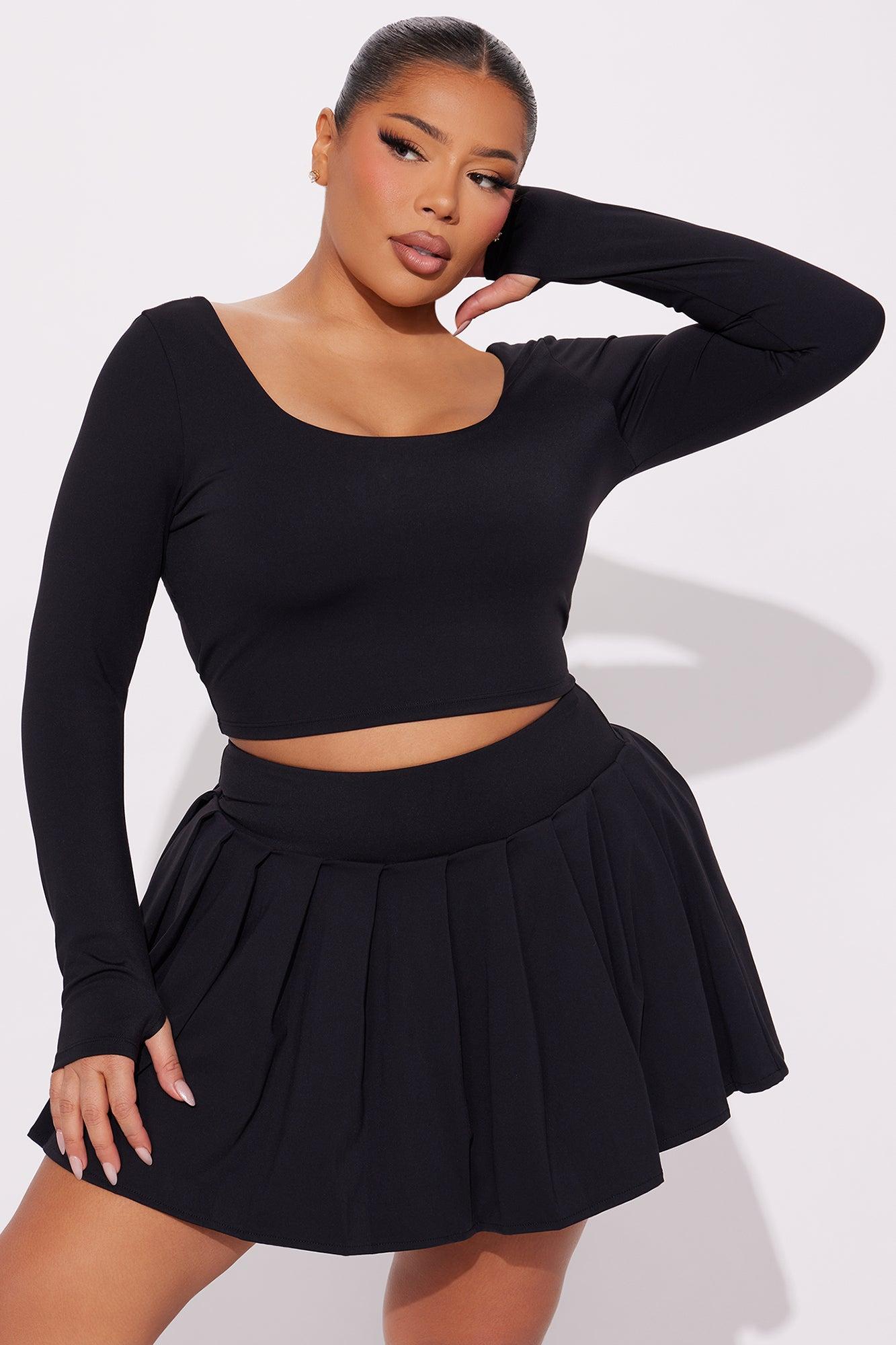 Got That Glow Active Top - Black Product Image