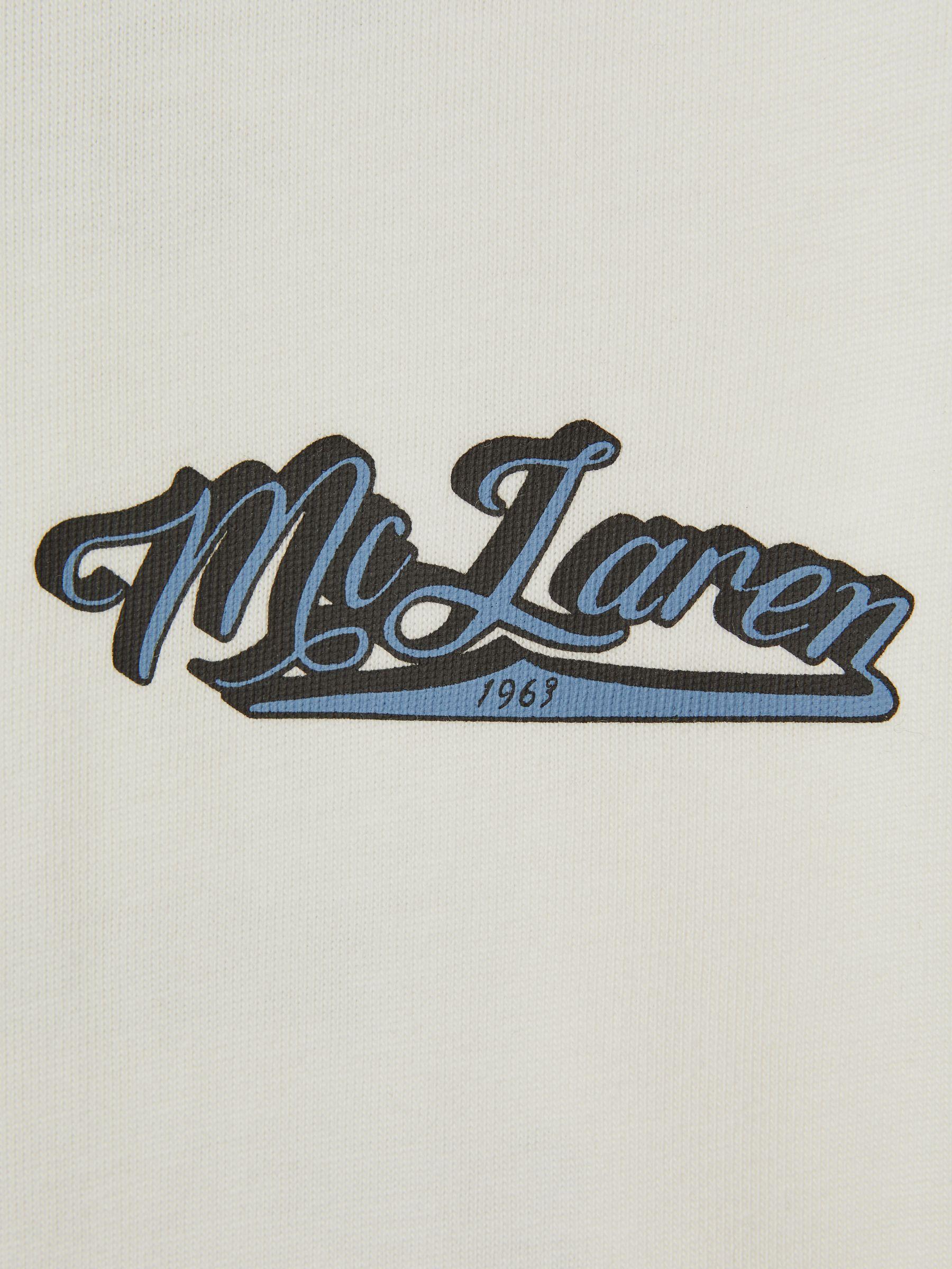 McLaren F1 Crew Neck Tour T-Shirt in White Product Image