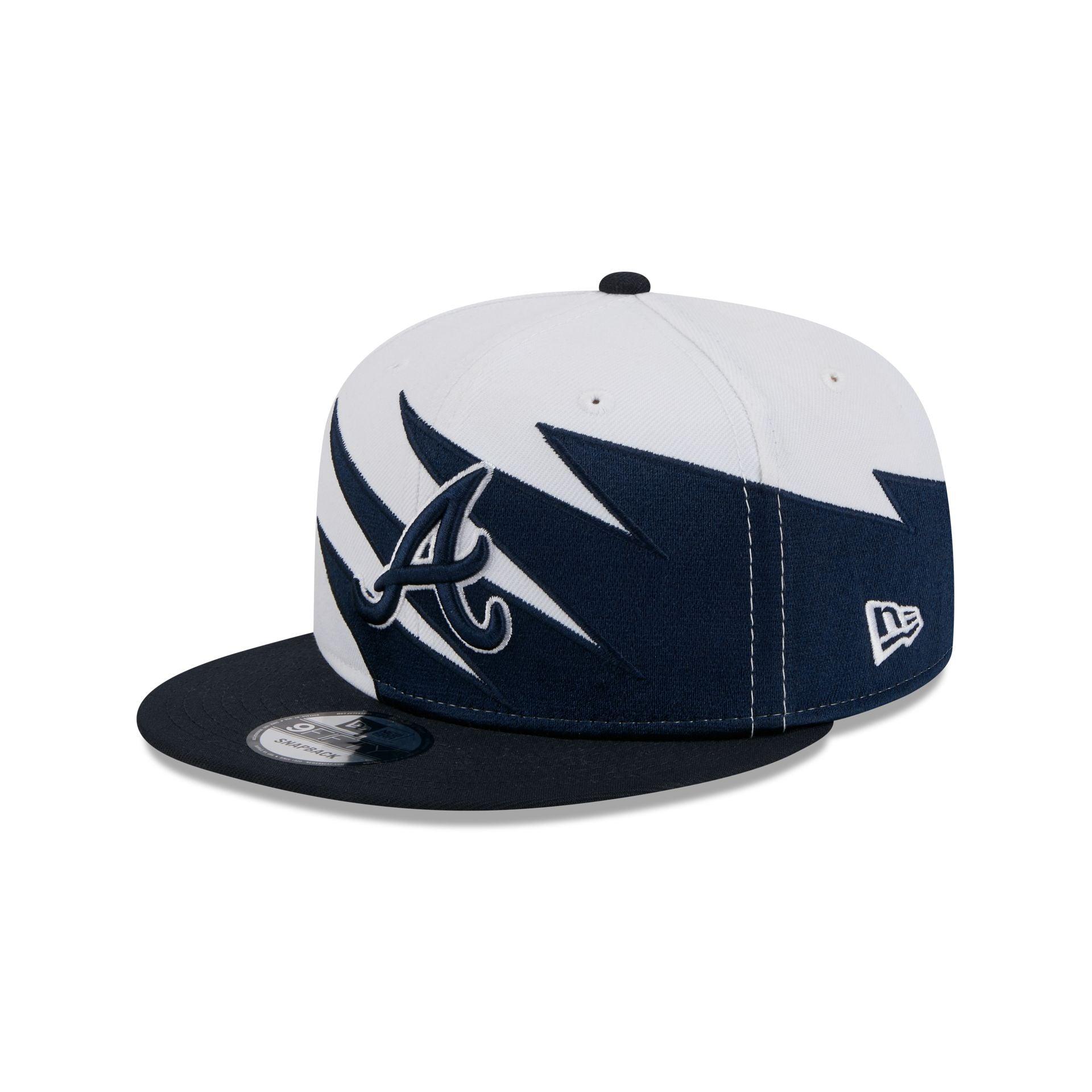 Atlanta Braves Jagged 9FIFTY Snapback Hat Male Product Image