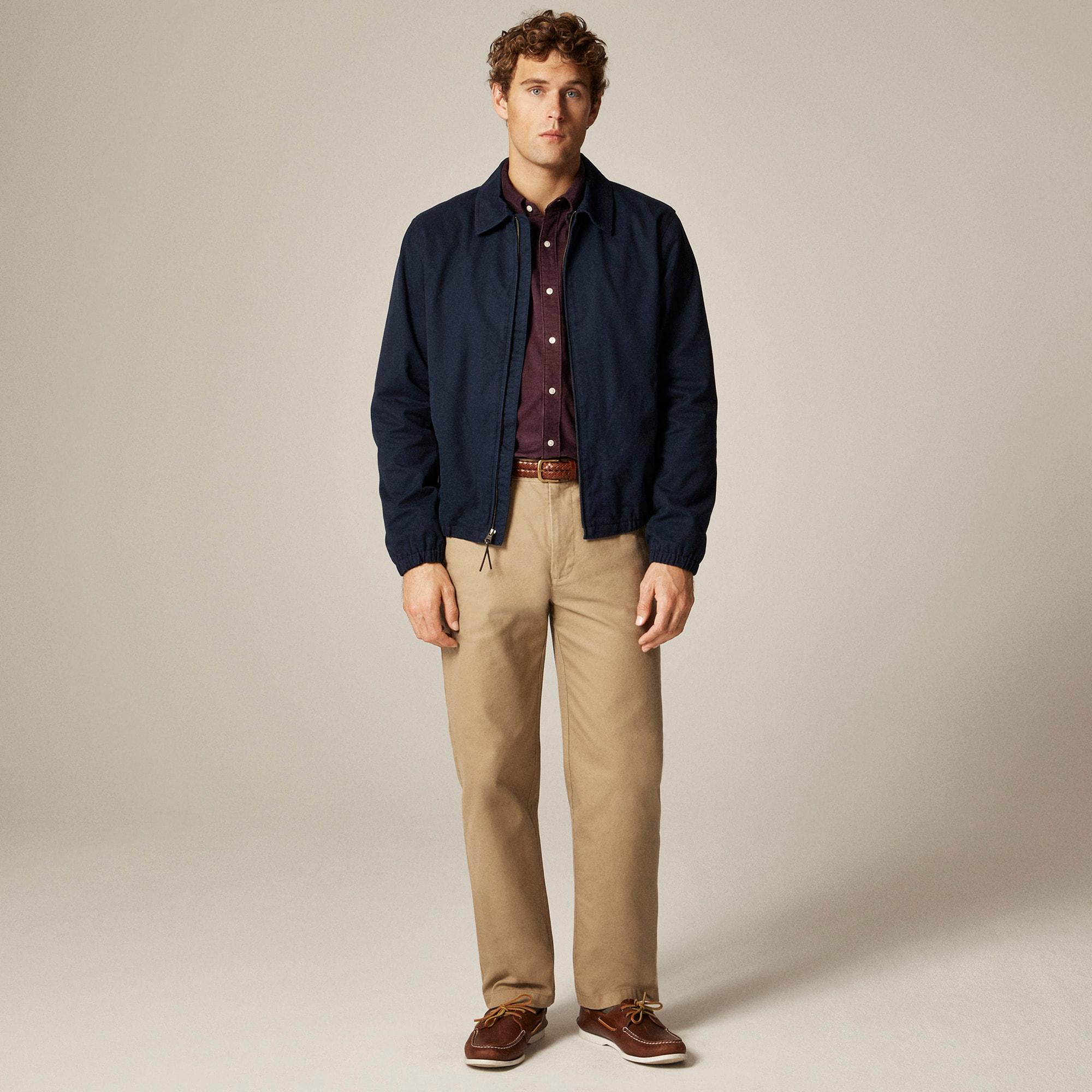 Harrington jacket in cotton twill Product Image