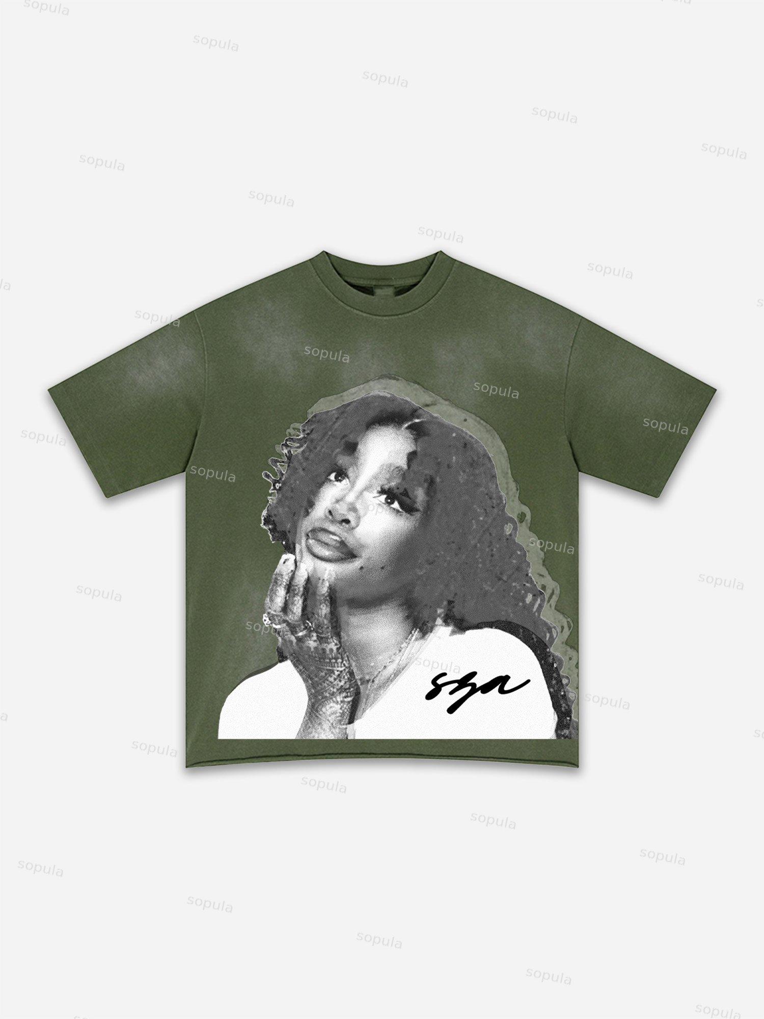 Fly By Choice X Spacestation Graphic Print Washed T-shirt Product Image