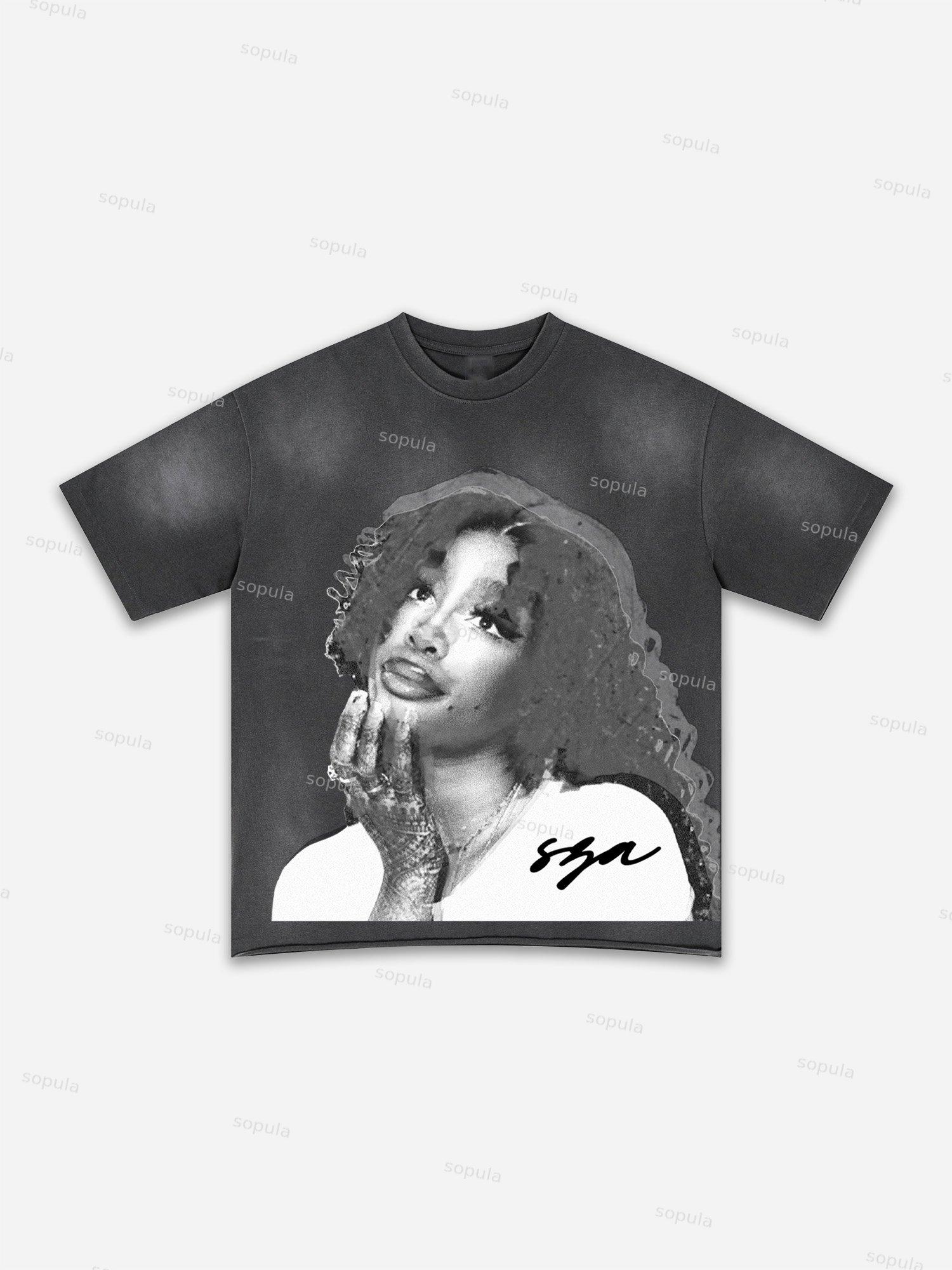 Fly By Choice X Spacestation Graphic Print Washed T-shirt Product Image