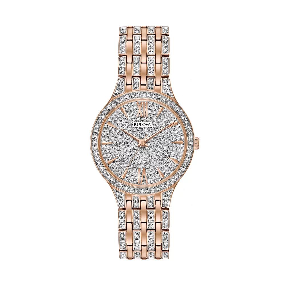 Bulova Women's Crystal Stainless Steel Watch - 98L235,  Product Image