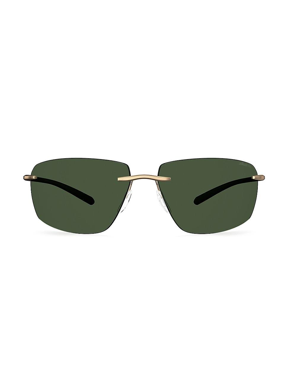 Mens Streamline Biscayne Bay 64MM Rectangular Sunglasses Product Image