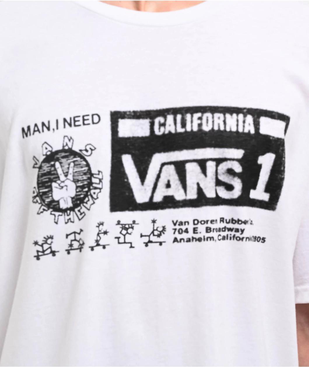 Vans Warehouse Art White T-Shirt Product Image