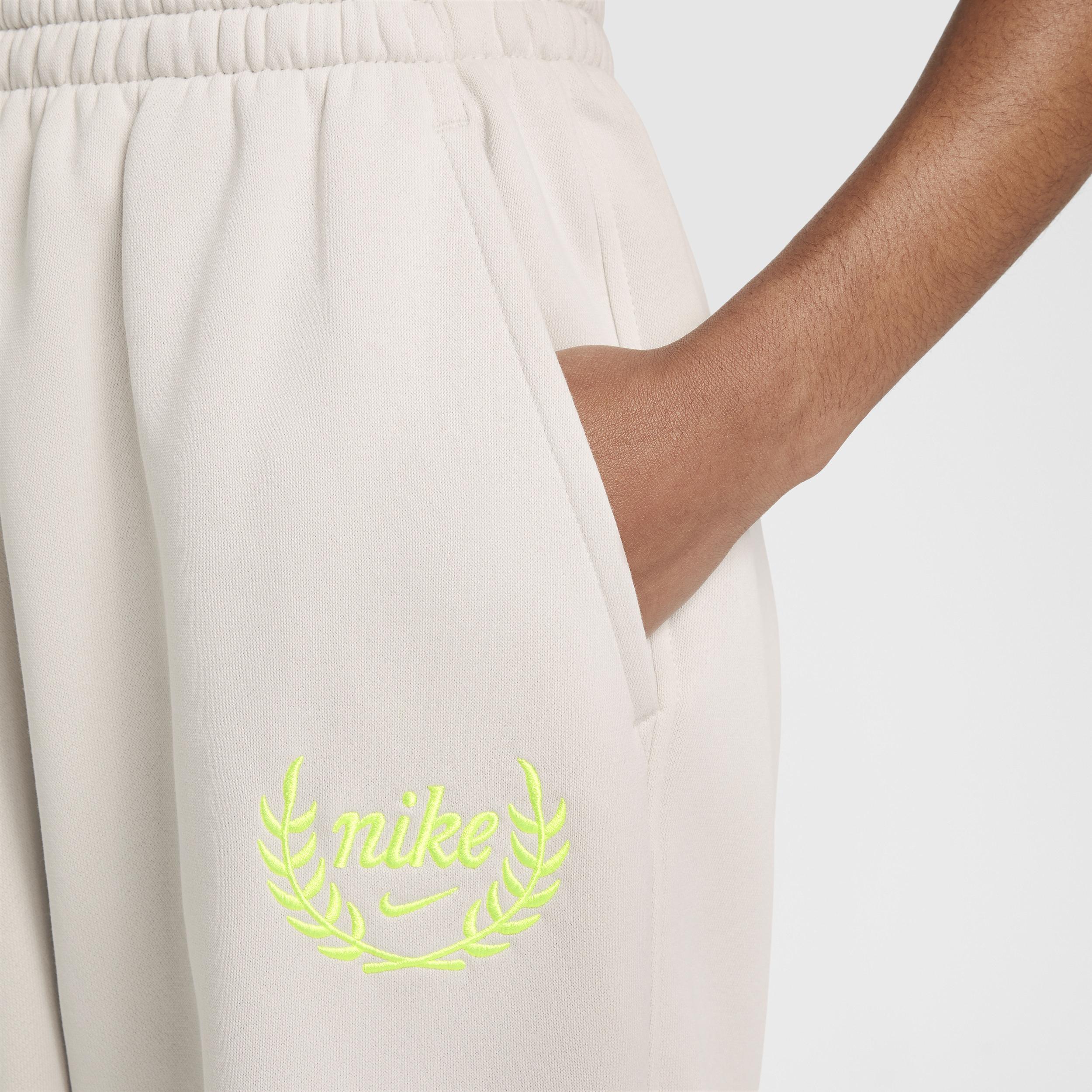 Unisex Nike Sportswear Club Fleece Girls Loose Pants | FZ5571-072 Product Image