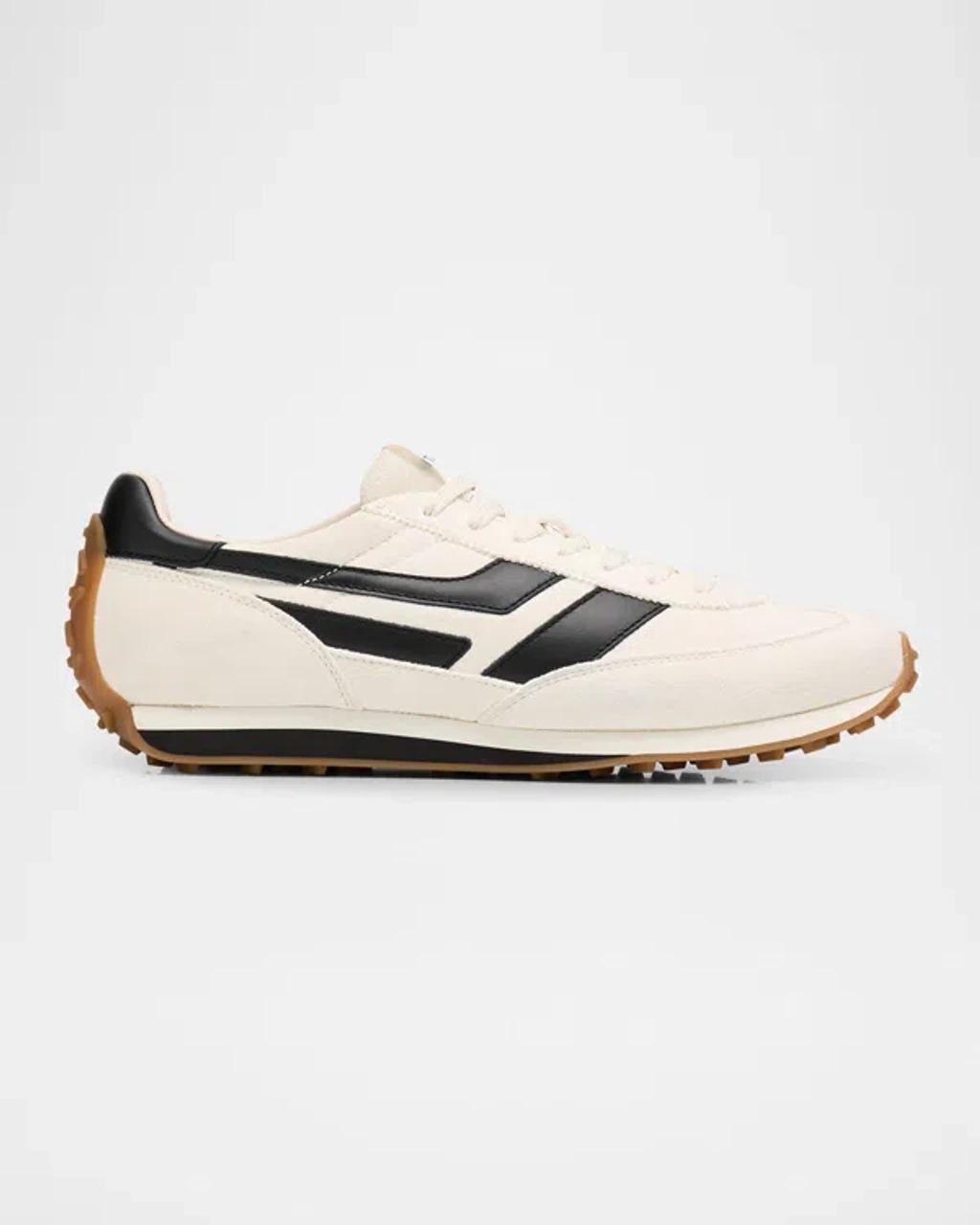 Men's Mick Tech Fabric and Suede Sneakers Product Image