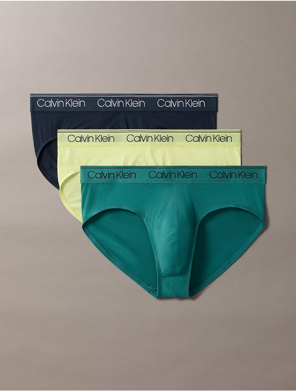Calvin Klein Men's Micro Stretch 3-Pack Hip Brief - Multi - XL Product Image