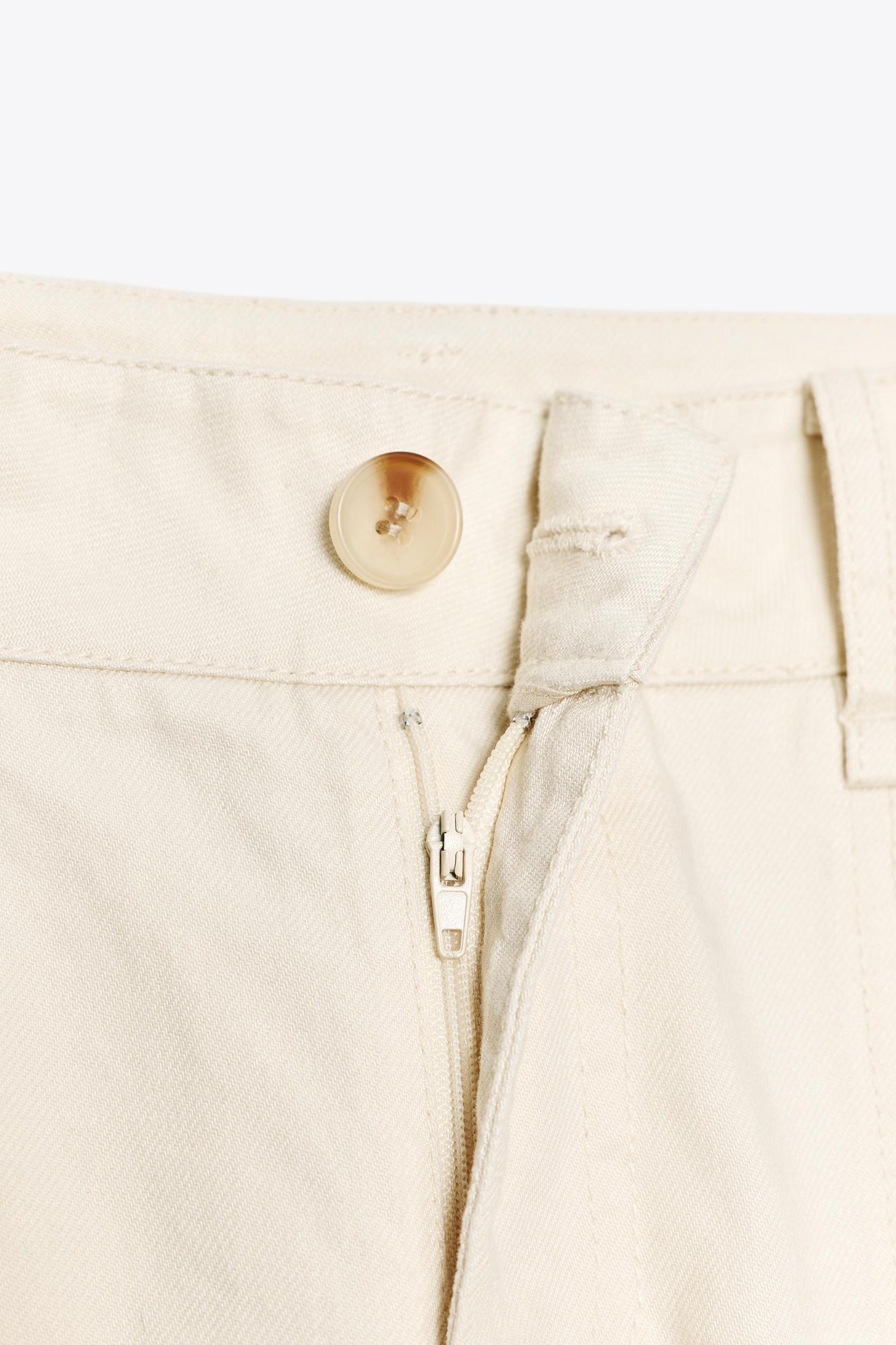 WIDE LEG BELTED PANTS Product Image