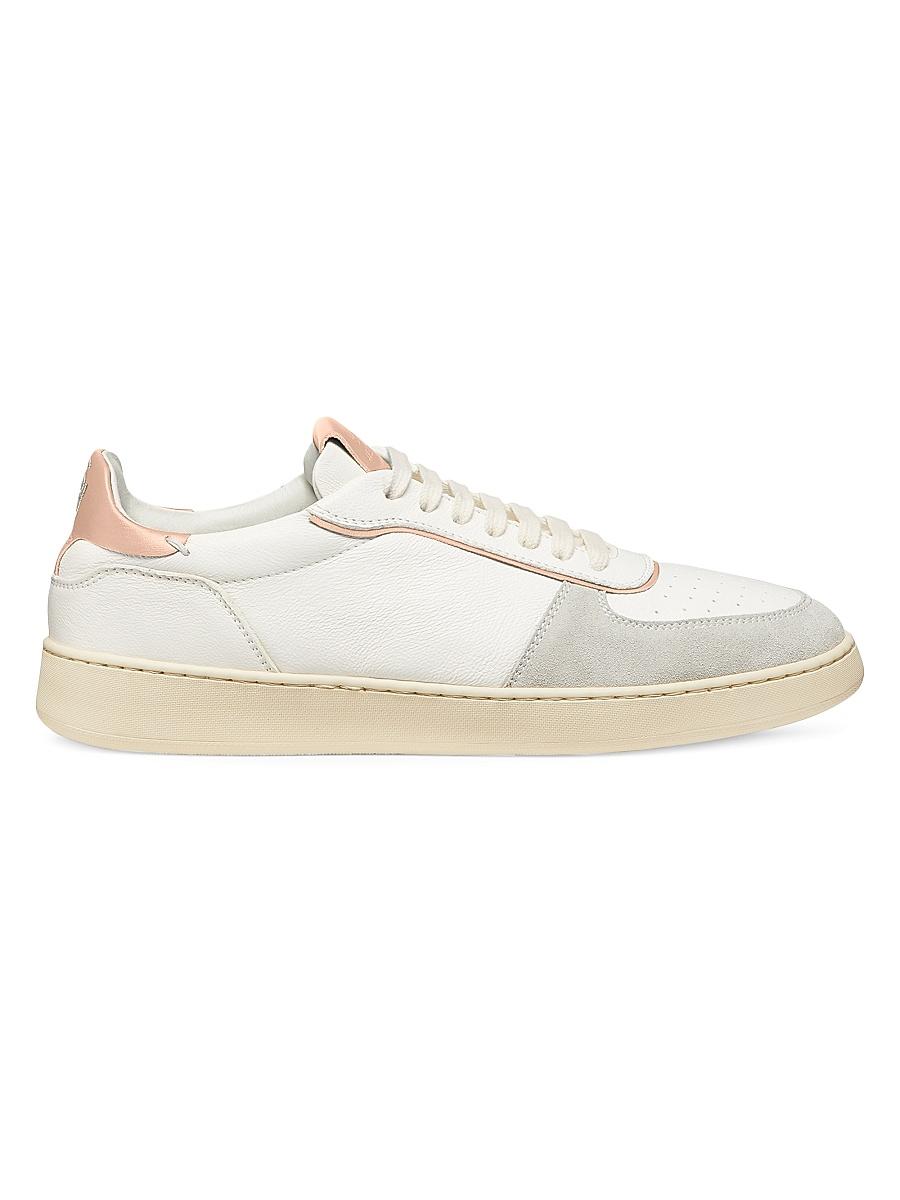 Womens Derby Leather & Suede Low-Top Sneakers Product Image