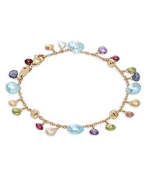 Marco Bicego 18K Yellow Gold Paradise Blue Topaz & Mixed Gemstone Bracelet Product Image