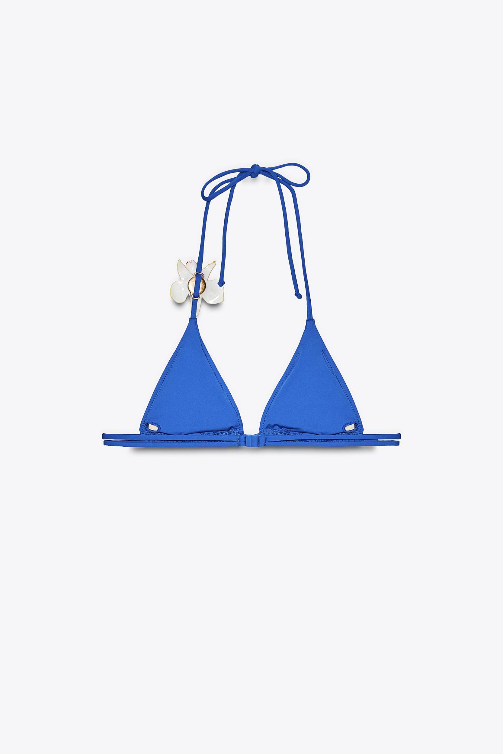 FLORAL TRIANGLE BIKINI TOP Product Image