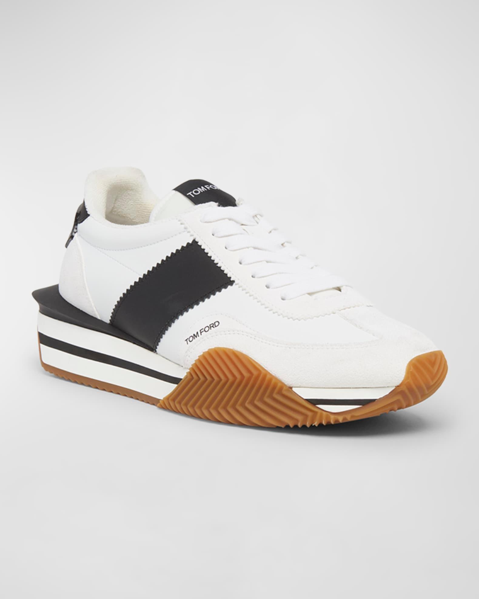 Men's James Nylon and Suede Sneakers Product Image