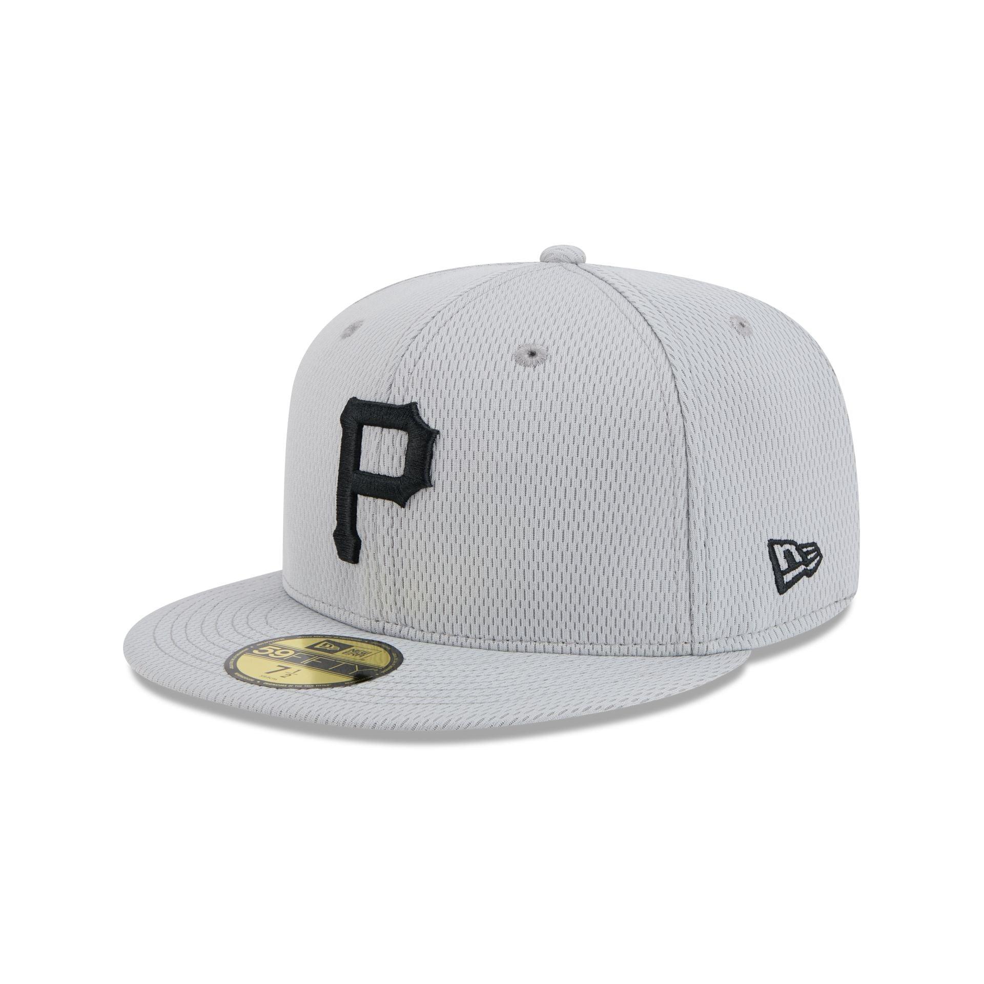 Pittsburgh Pirates 2025 Clubhouse Gray 59FIFTY Fitted Hat Male Product Image