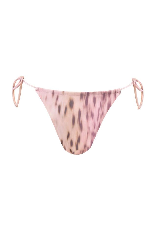 NIKYTA BIKINI TOP - BLURRED CHEETAH Product Image