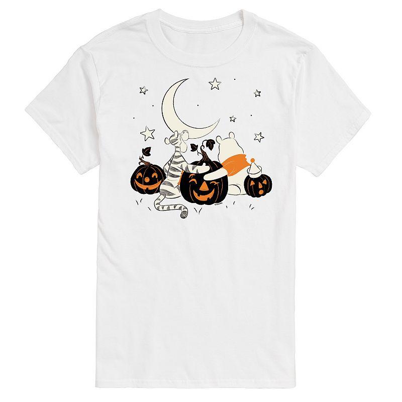 Disney's Winnie The Pooh Big & Tall Tigger and Pooh Pumpkin Patch Graphic Tee, Men's,  Product Image