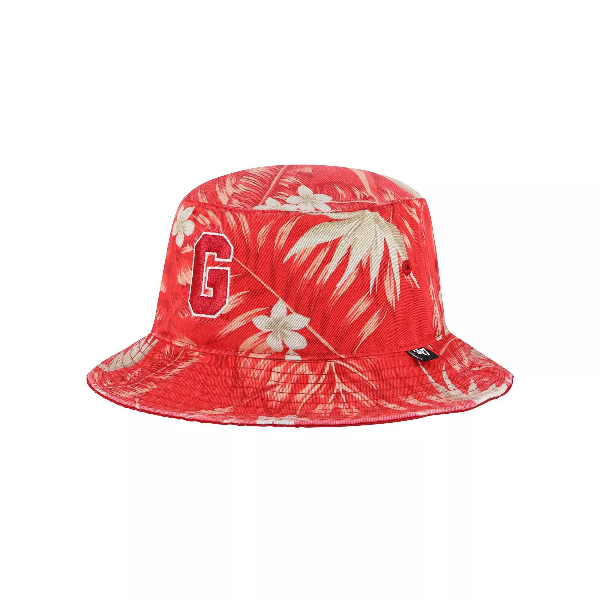 Men's '47 Red Georgia Bulldogs Tropicalia Bucket Hat Product Image