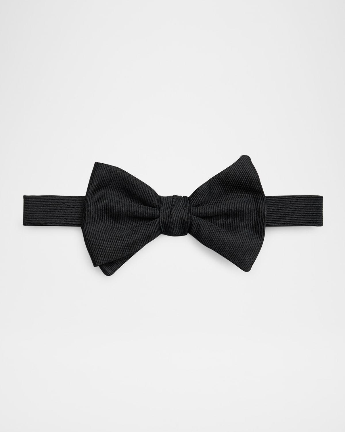 Mens Woven Silk Bow Tie Product Image